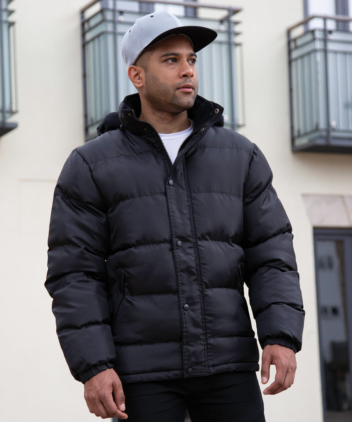 Navy - Core Nova Lux padded jacket - GarmentEmbroidery