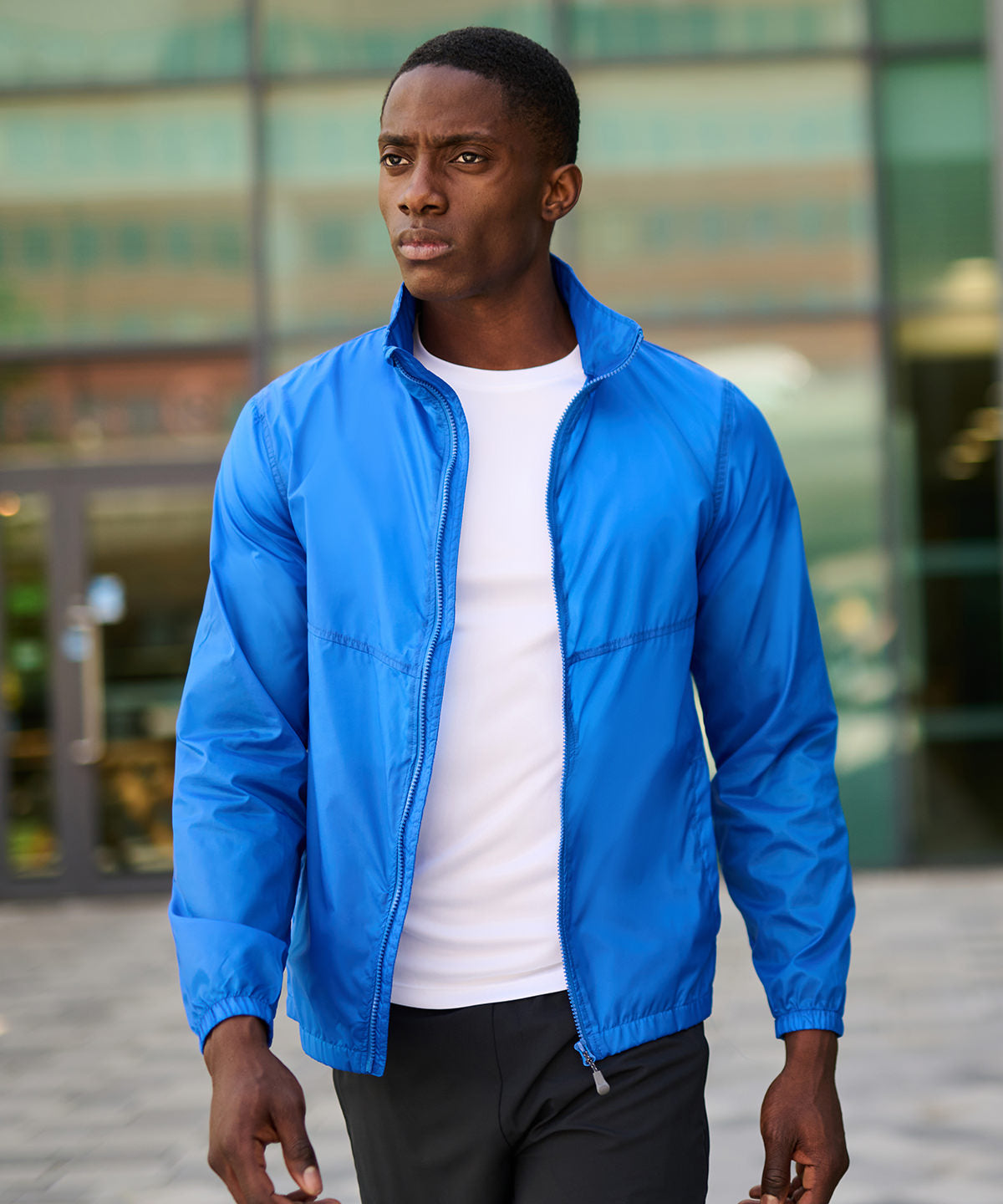 Navy - Asset lightweight jacket - GarmentEmbroidery