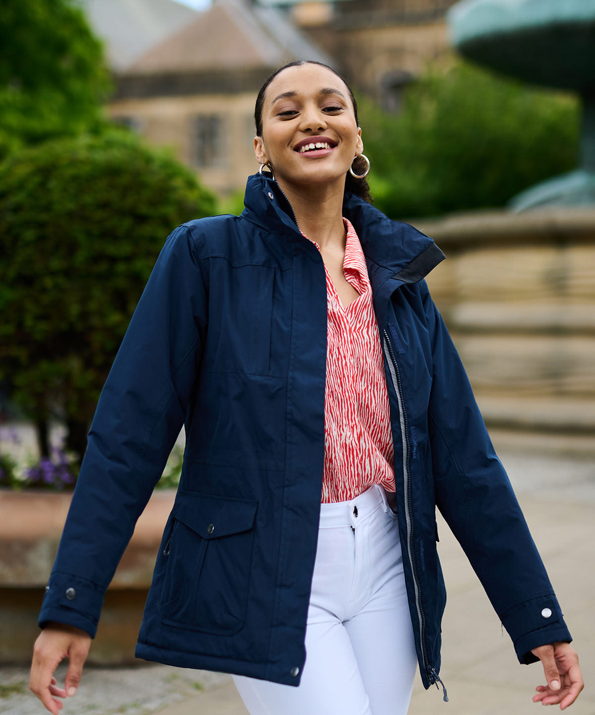 Navy - Women's Darby III jacket - GarmentEmbroidery