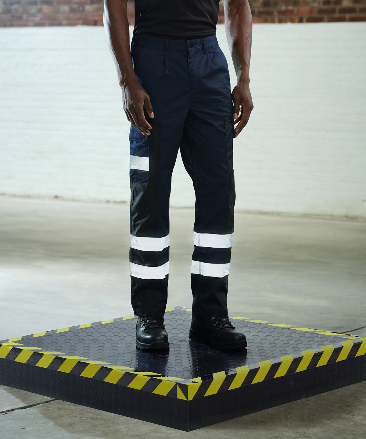 Navy - Pro Ballistic workwear cargo trousers - GarmentEmbroidery