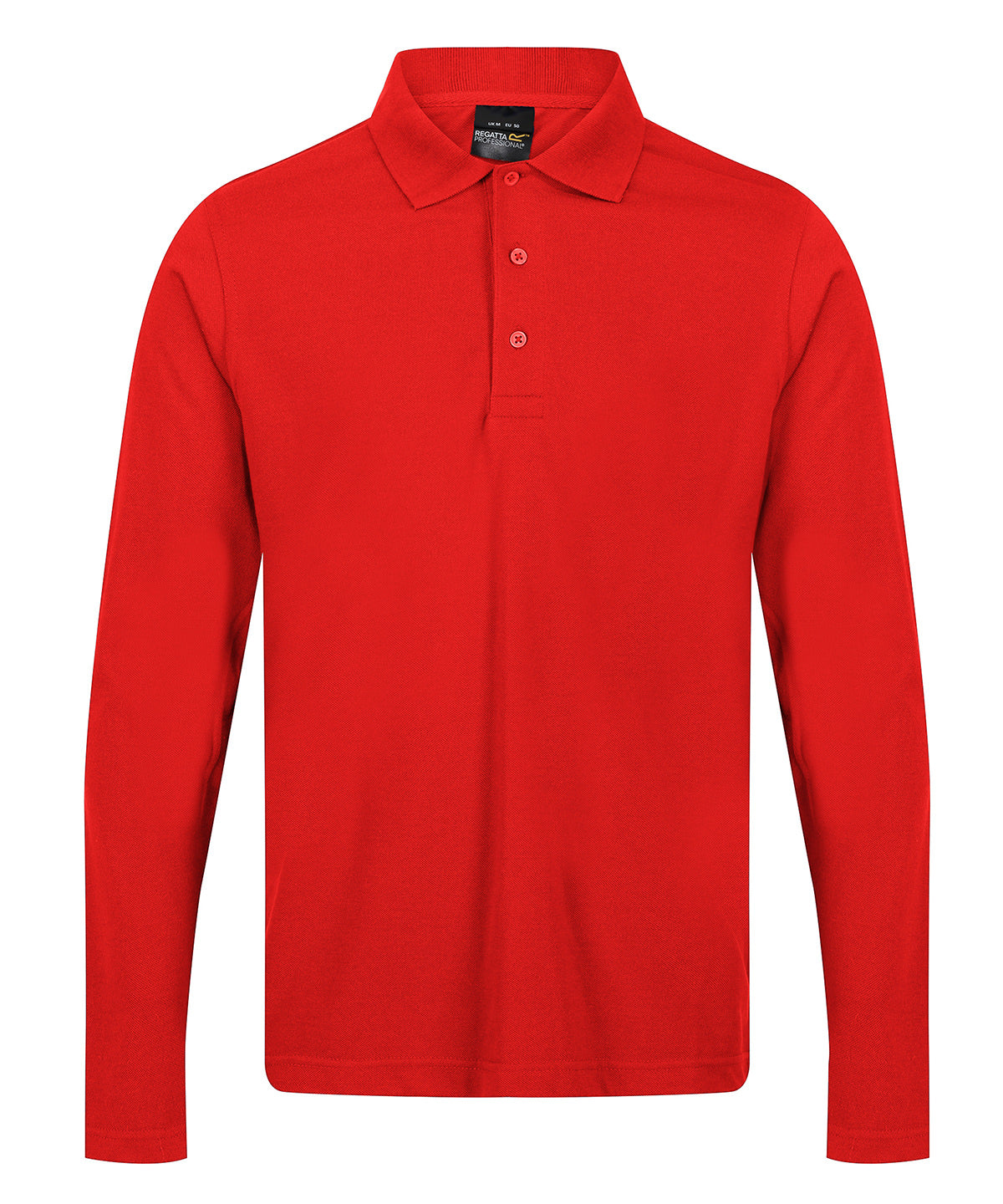 Classic Red - Pro 65/35 long sleeve polo - GarmentEmbroidery