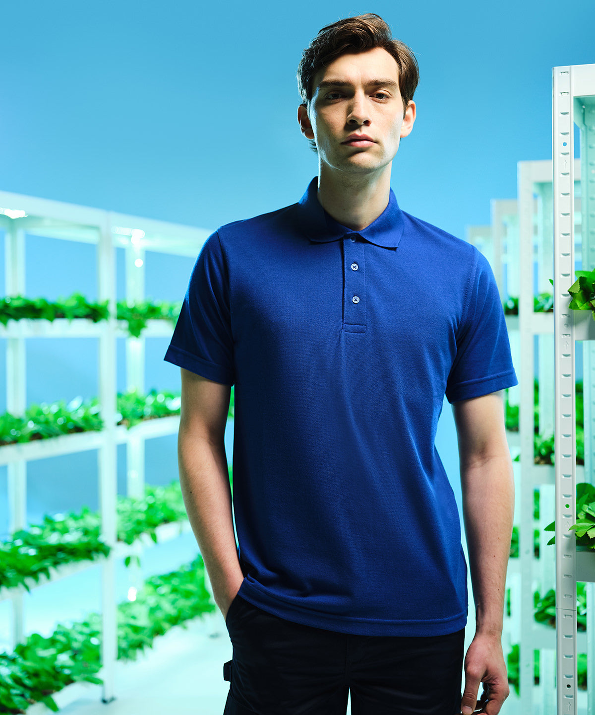 Navy - Pro 65/35 short sleeve polo - GarmentEmbroidery