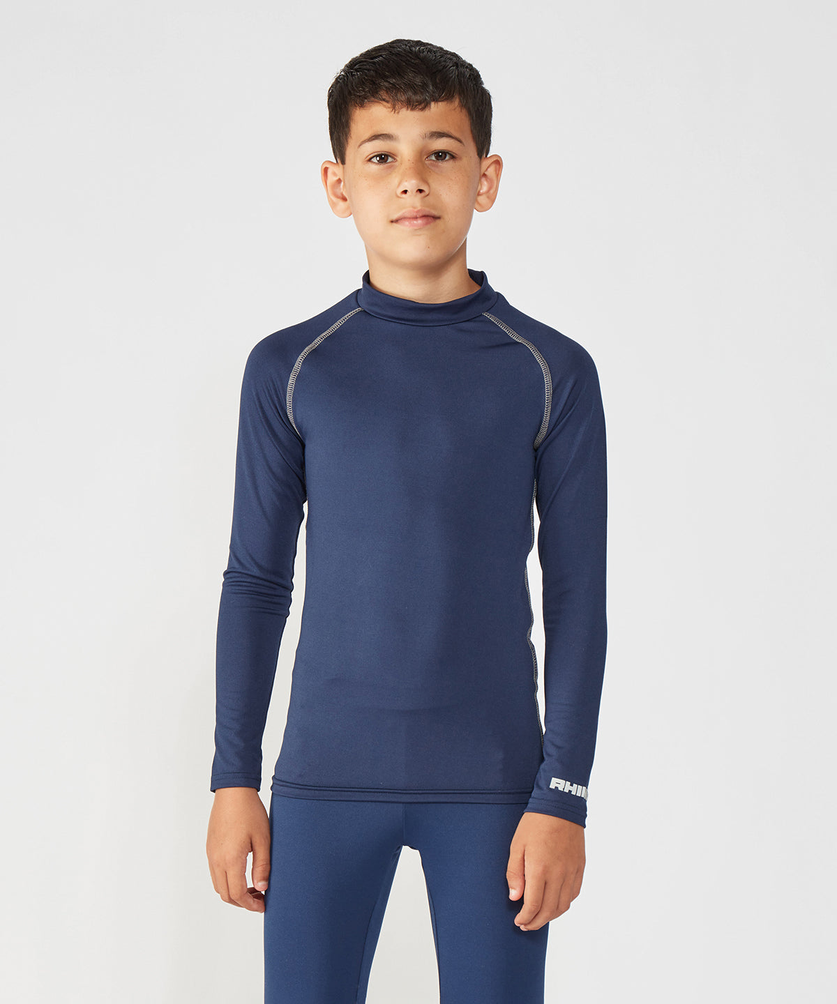 Maroon - Rhino baselayer long sleeve - juniors - GarmentEmbroidery