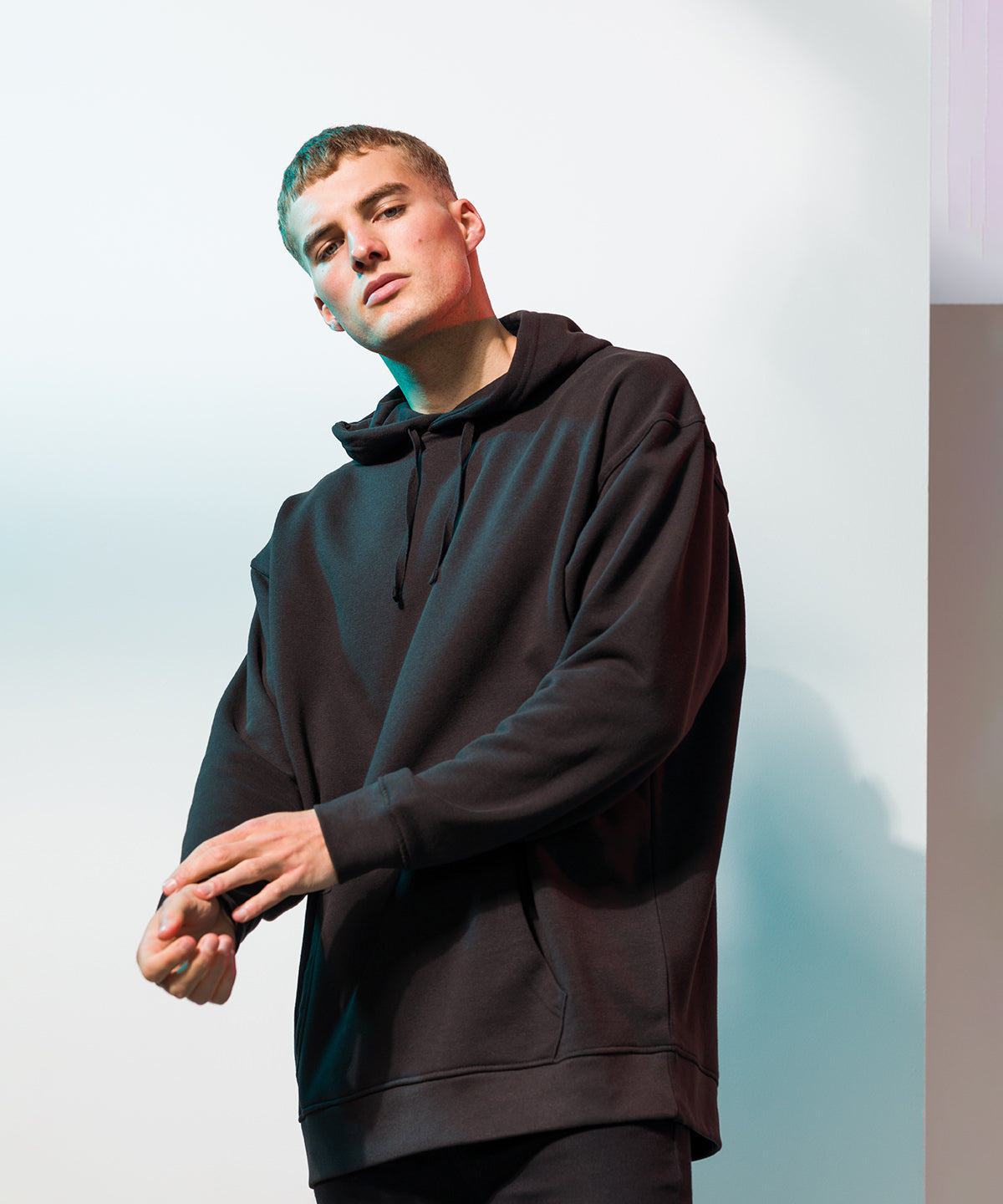 Black - Oversized hoodie - GarmentEmbroidery