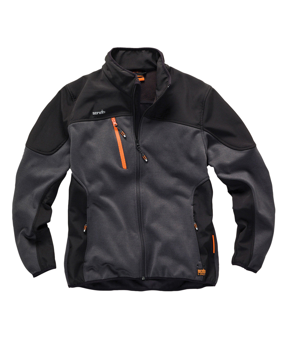Charcoal - Trade tech softshell jacket - GarmentEmbroidery