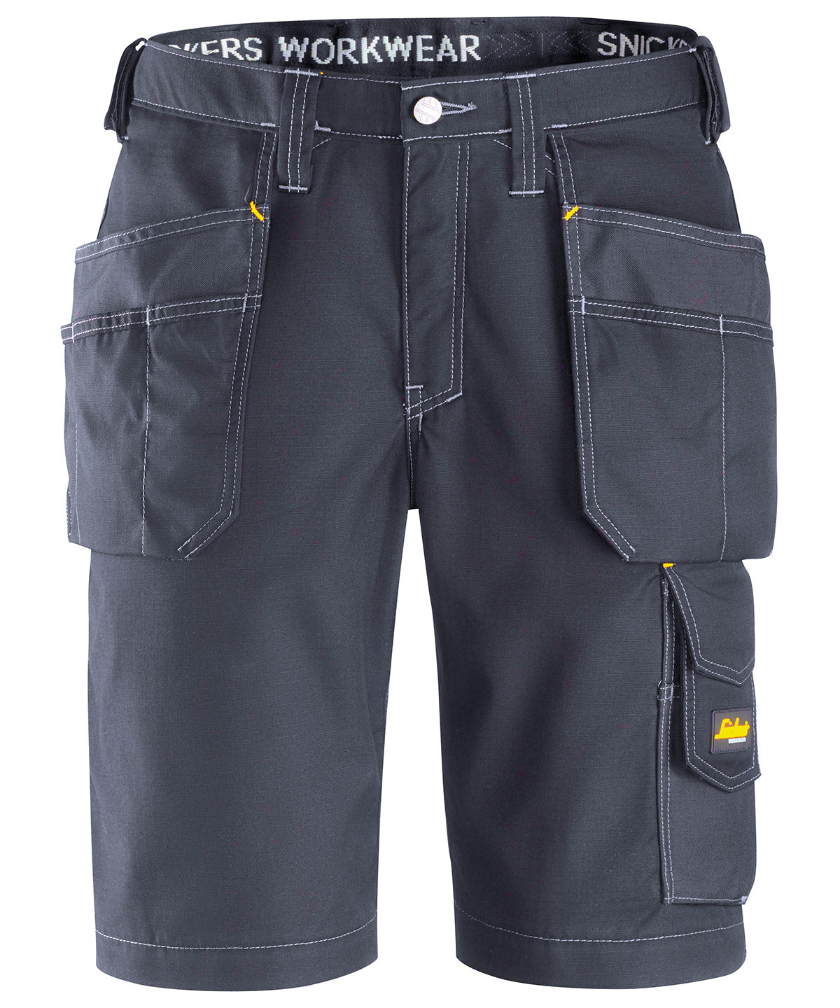 Navy - Craftsmen ripstop holster pocket shorts - GarmentEmbroidery