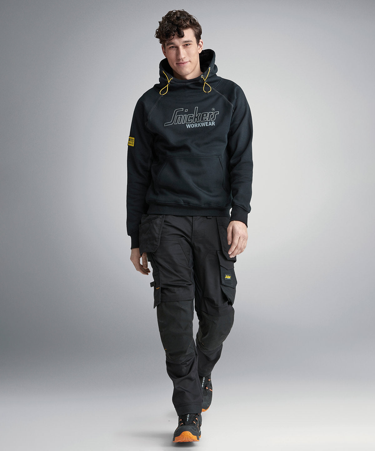 Black - AllroundWork stretch trousers holster pockets - GarmentEmbroidery