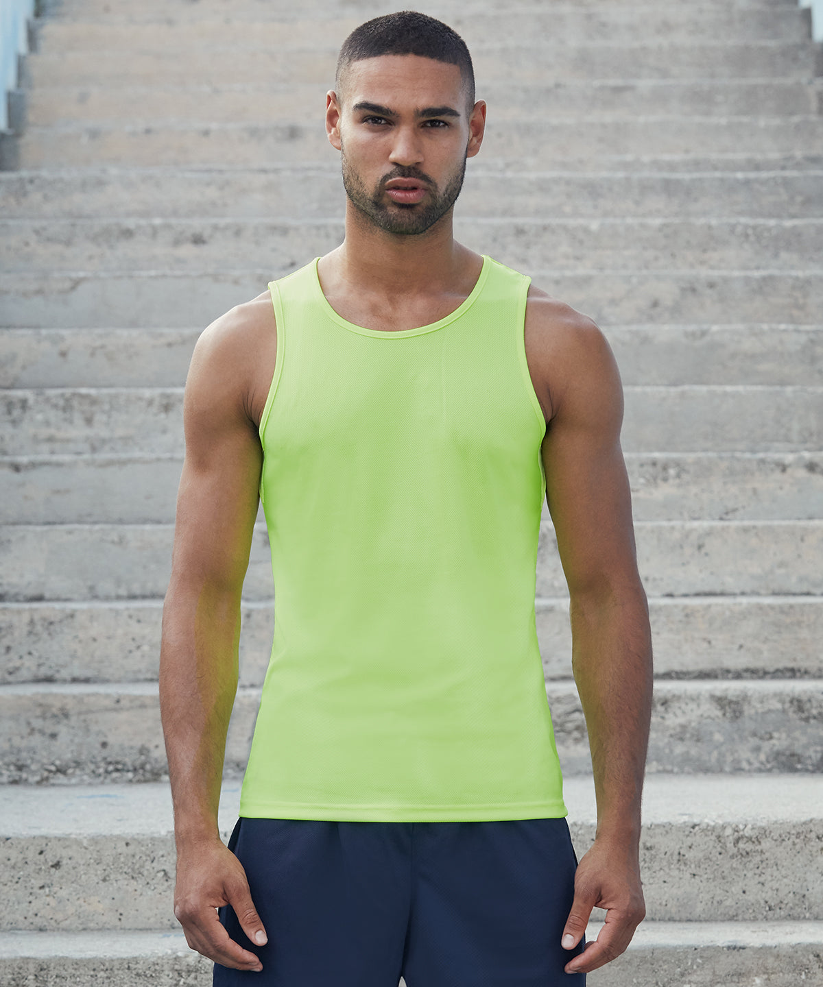 Lime - Performance vest - GarmentEmbroidery