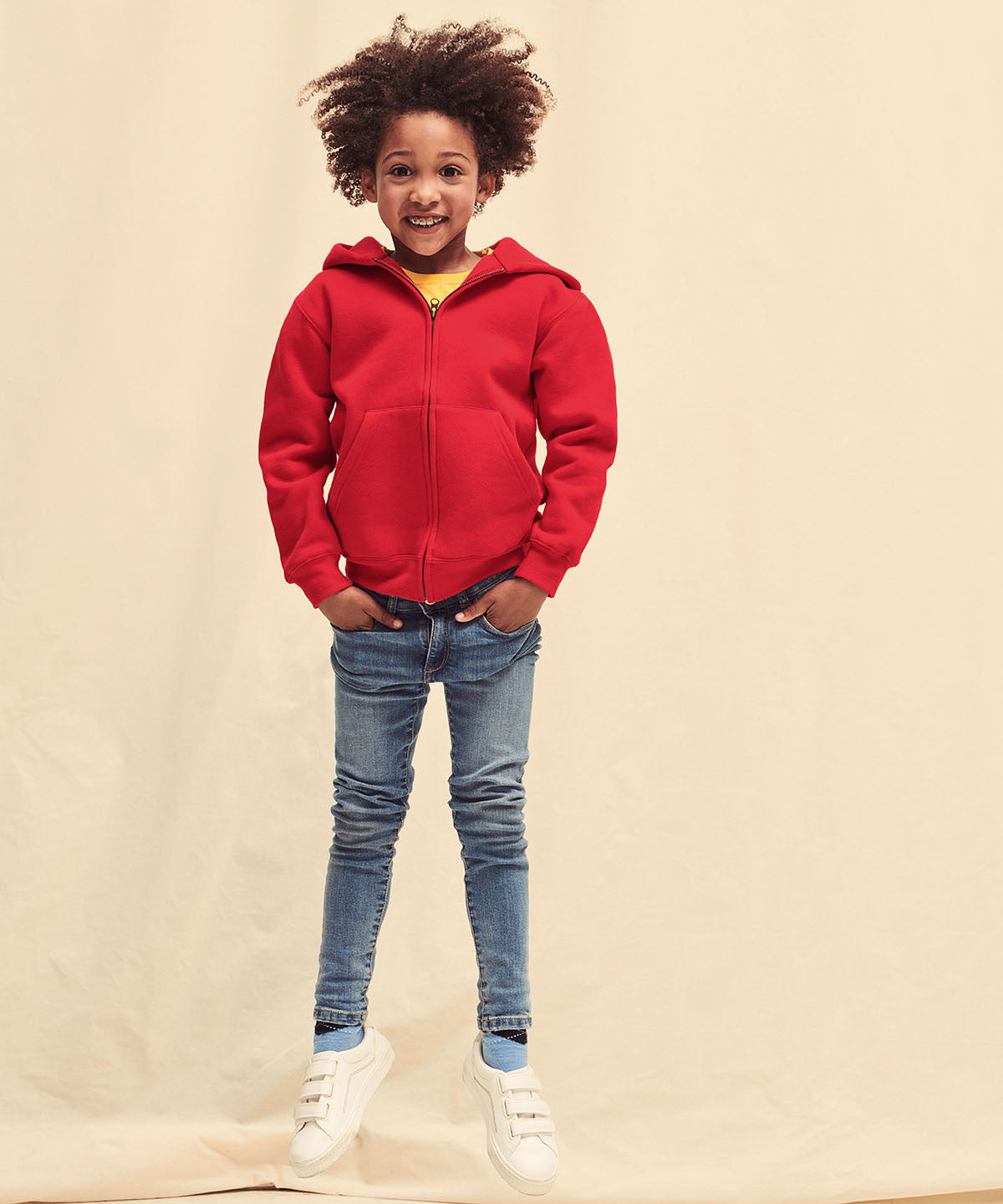 Heather Grey - Kids premium hooded sweatshirt jacket - GarmentEmbroidery