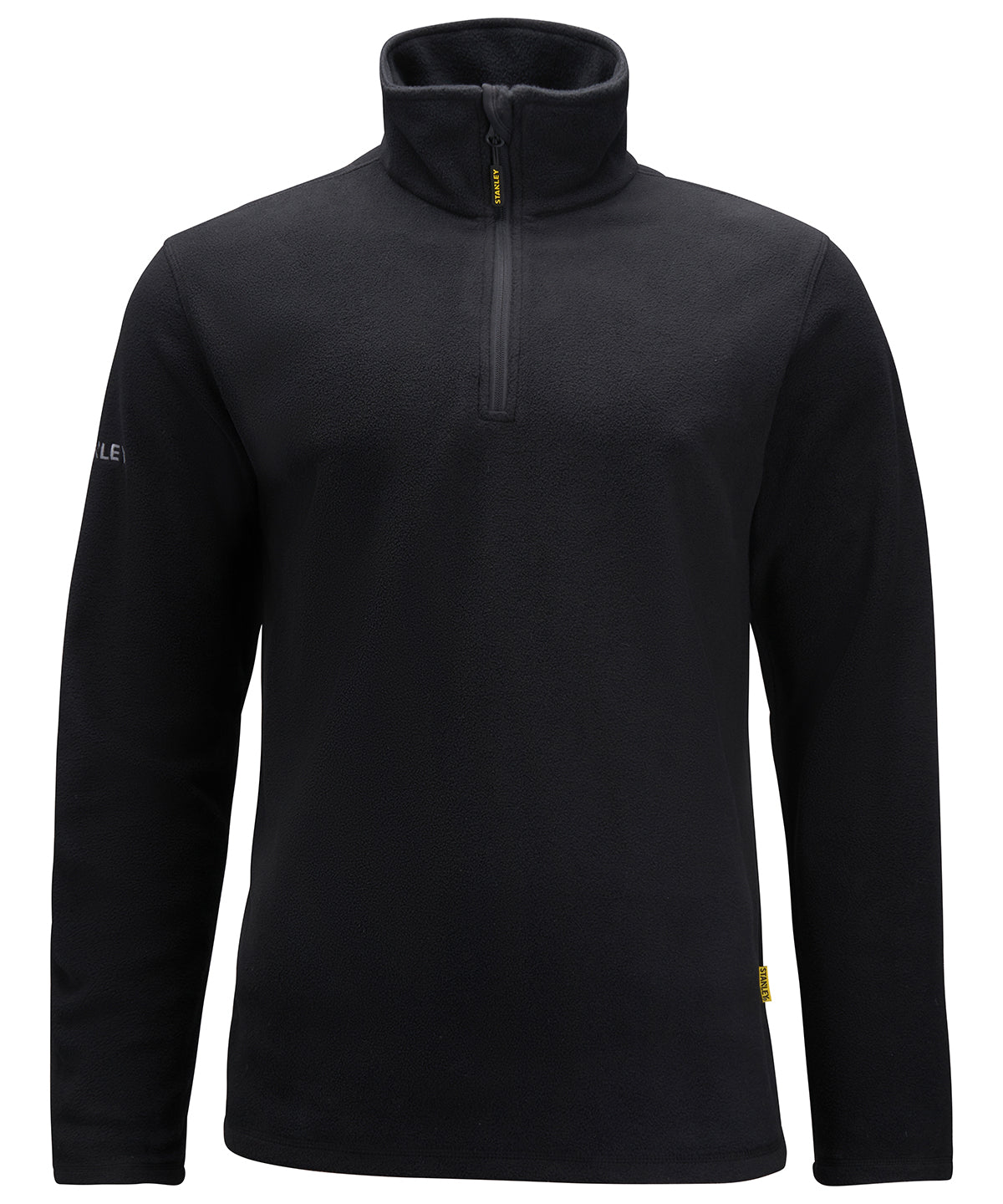 Black - Hobson 1/4 zip microfleece - GarmentEmbroidery