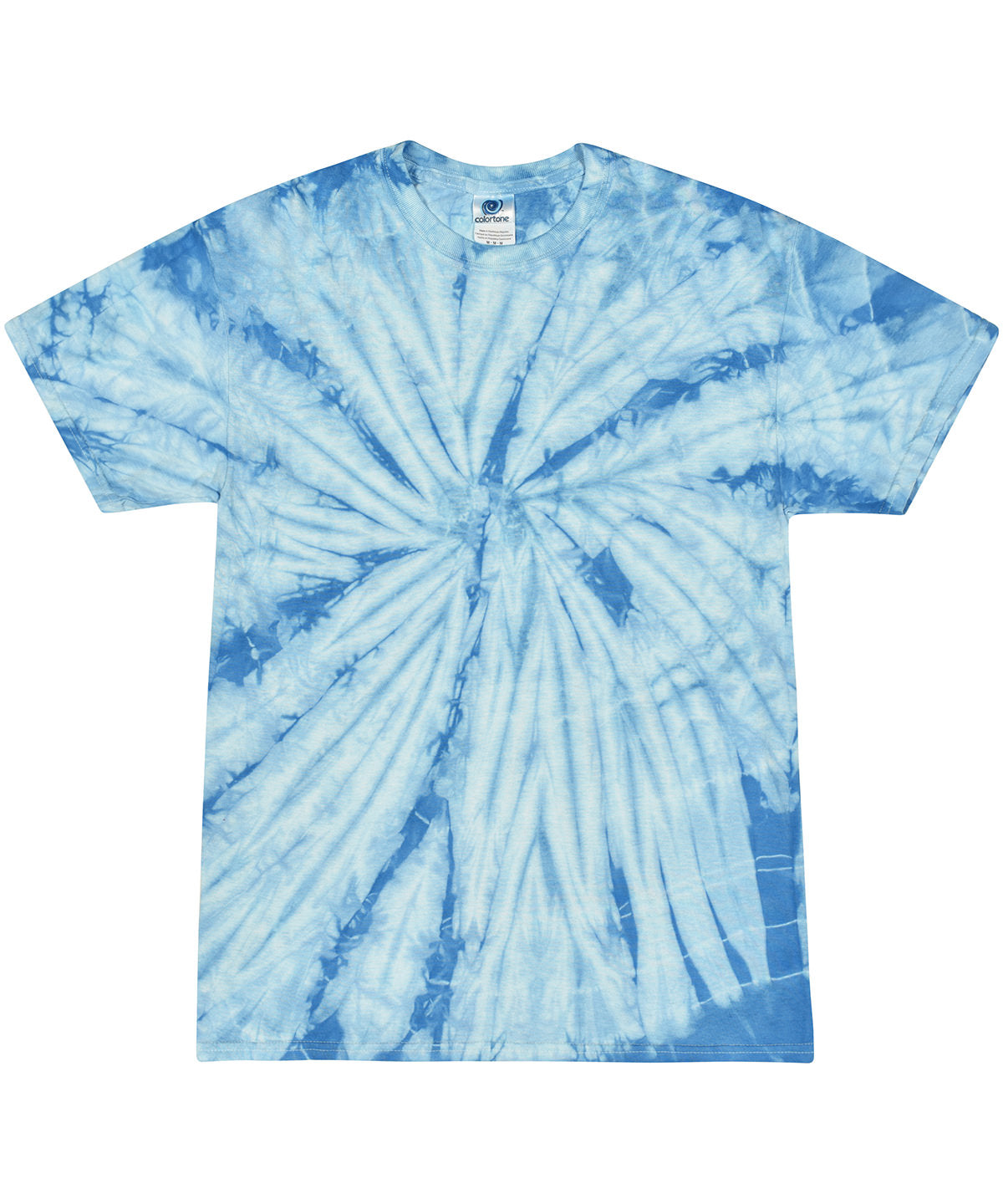 Spider Baby Blue - Tie-dye shirt - GarmentEmbroidery