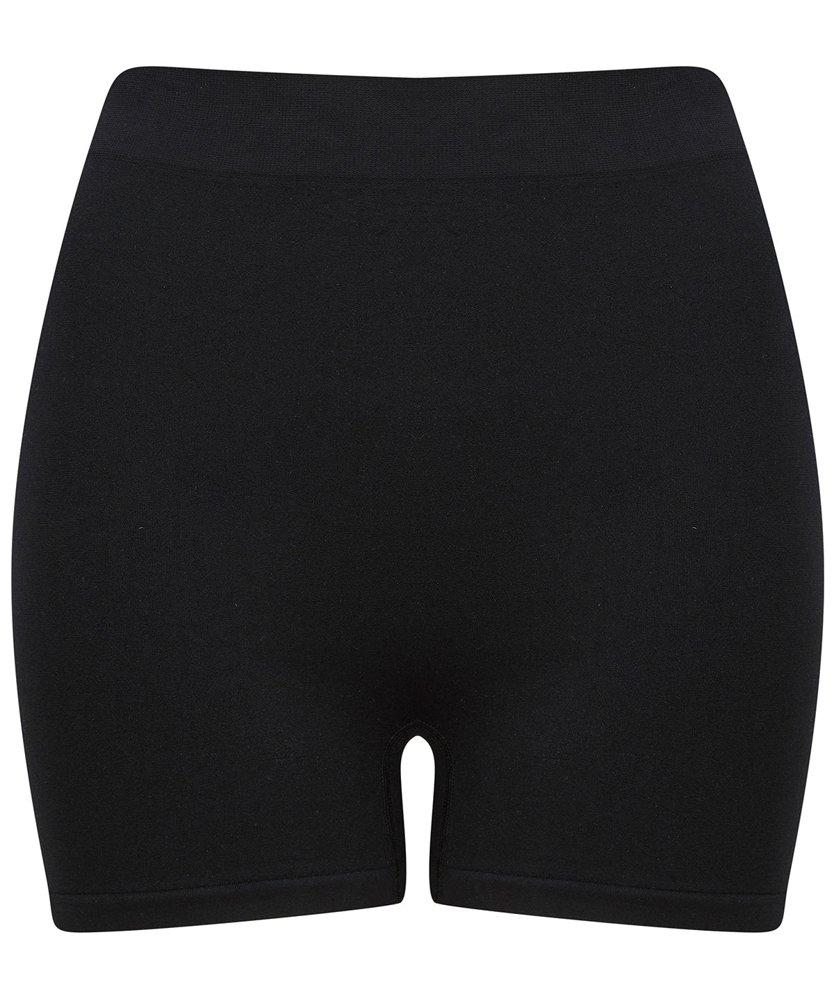 Black - Women's seamless shorts - GarmentEmbroidery