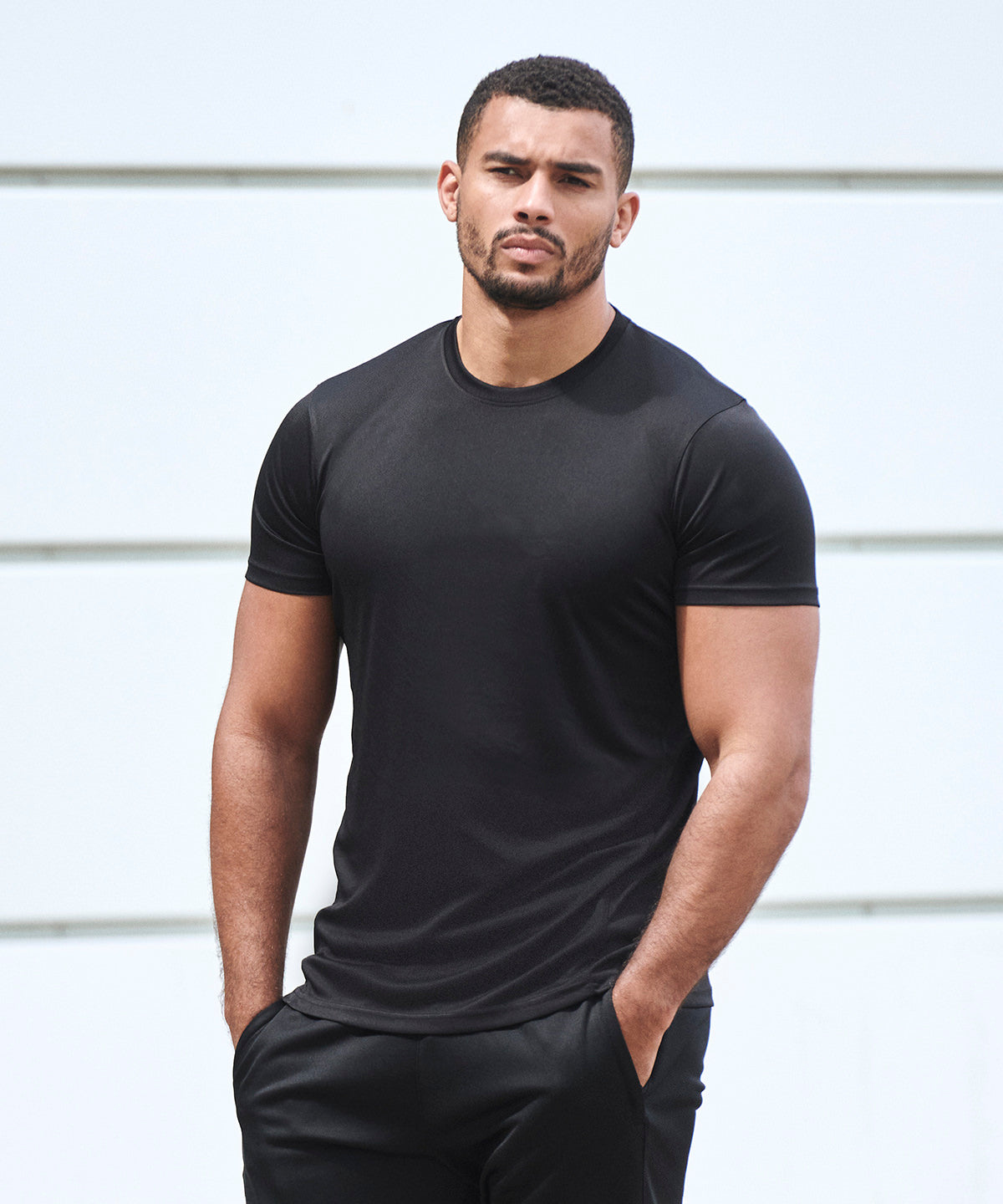 Grey Marl/Grey - Slim fit t-shirt - GarmentEmbroidery