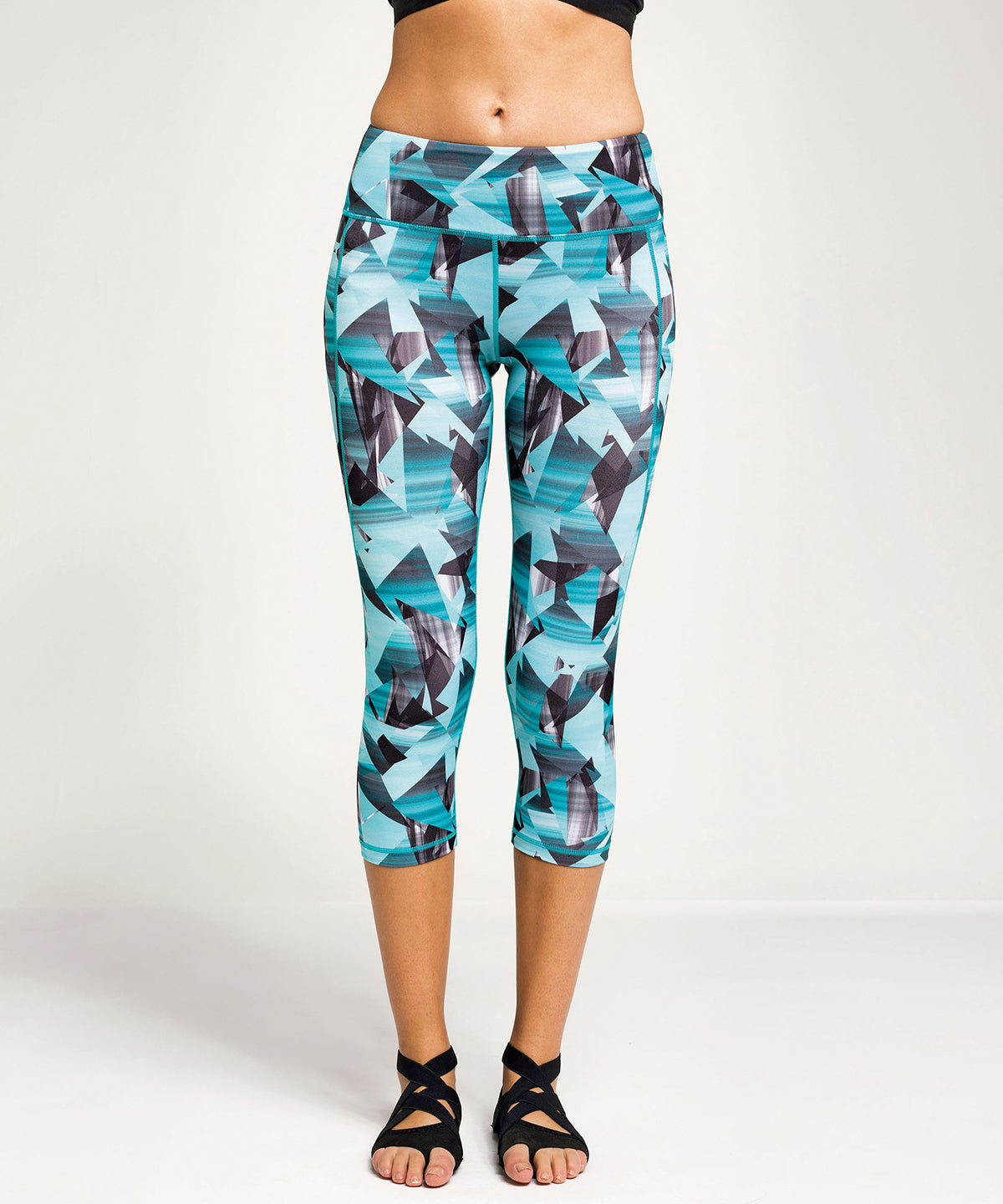 Pink - Women's TriDri® performance corners leggings ¾ length - GarmentEmbroidery