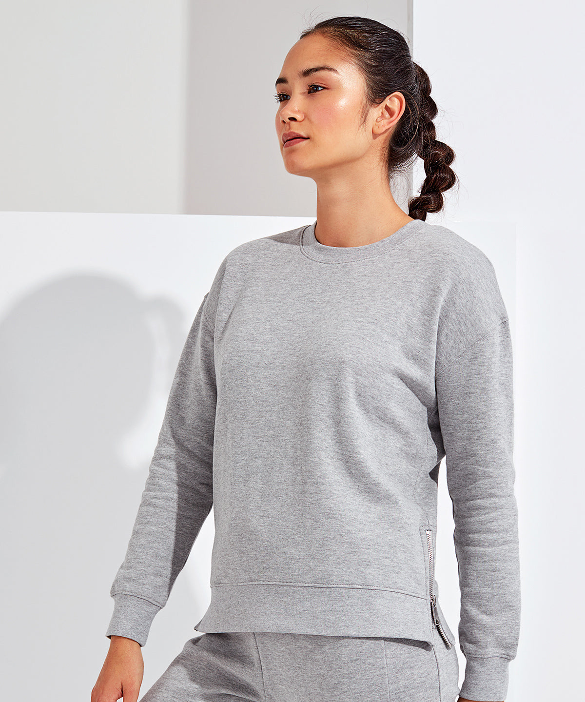 Black - Women's TriDri® Recycled Chill Zip Sweatshirt - GarmentEmbroidery