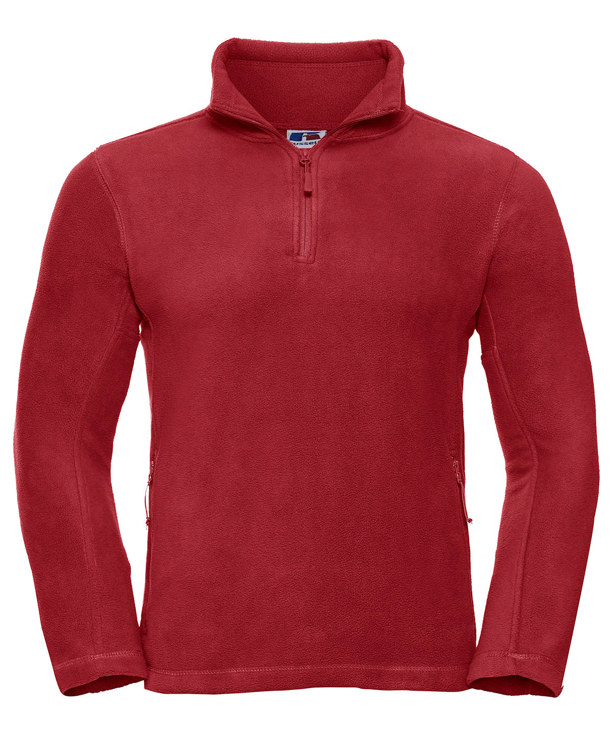 Classic Red - ¼-zip outdoor fleece - GarmentEmbroidery
