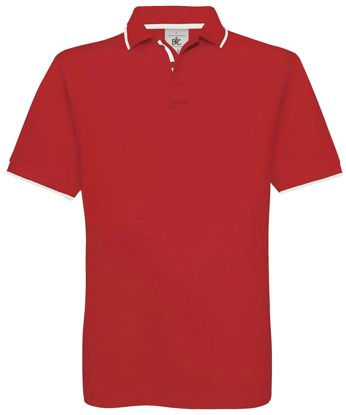 Red/White - B&C Safran sport - GarmentEmbroidery