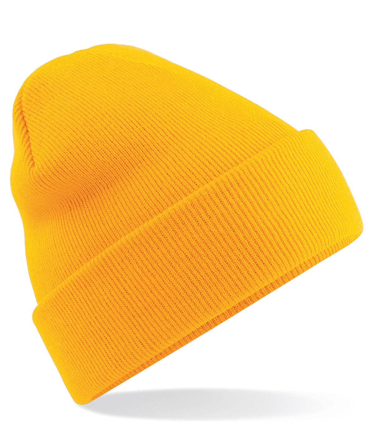 Gold - Original cuffed beanie - GarmentEmbroidery
