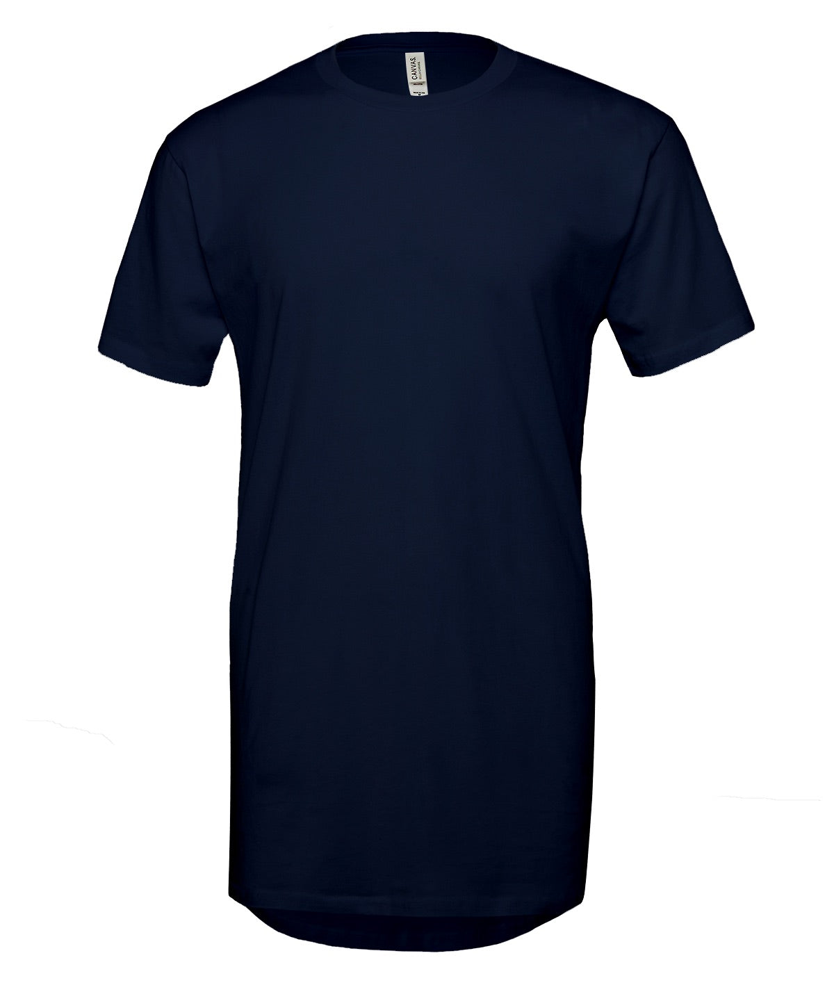 Navy - Unisex long body urban t-shirt - GarmentEmbroidery