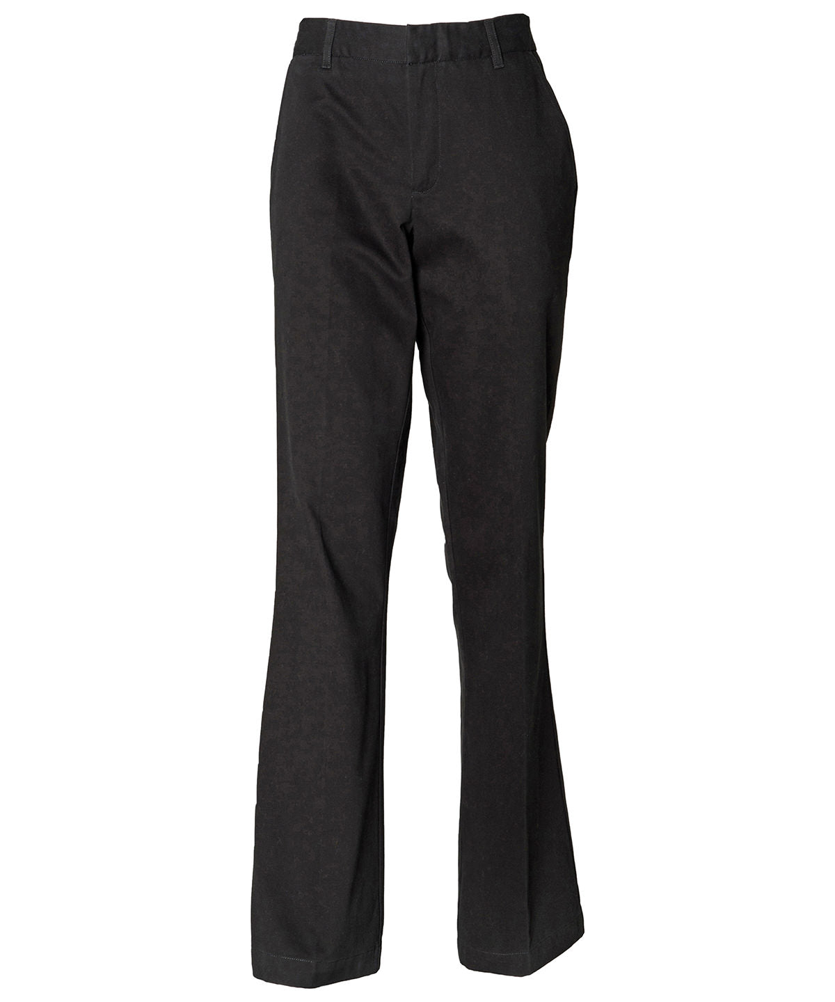Women's Teflon®-coated flat front trousers