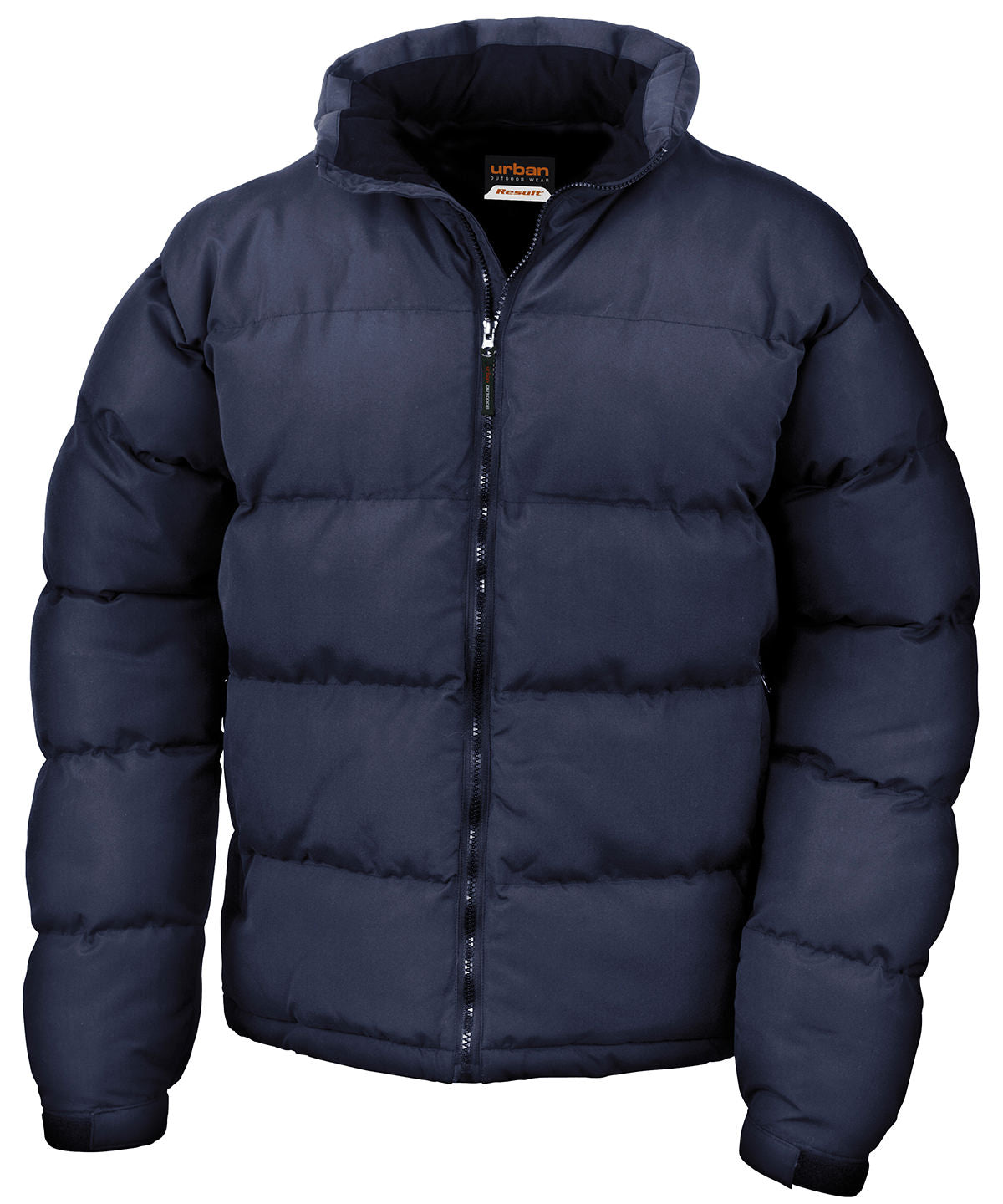 Navy - Holkham down-feel jacket - GarmentEmbroidery