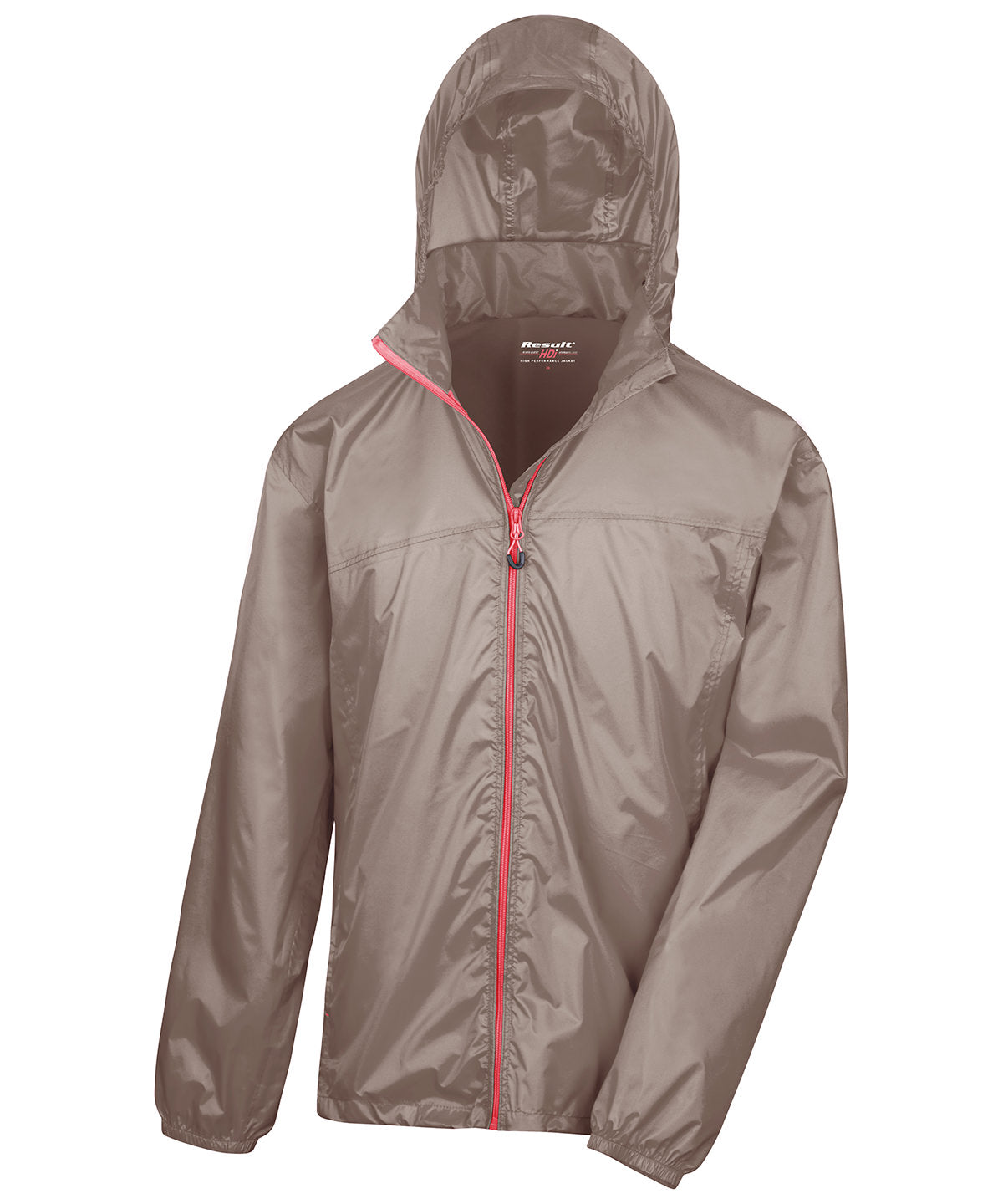 Fennel/Pink - HDi quest lightweight stowable jacket - GarmentEmbroidery