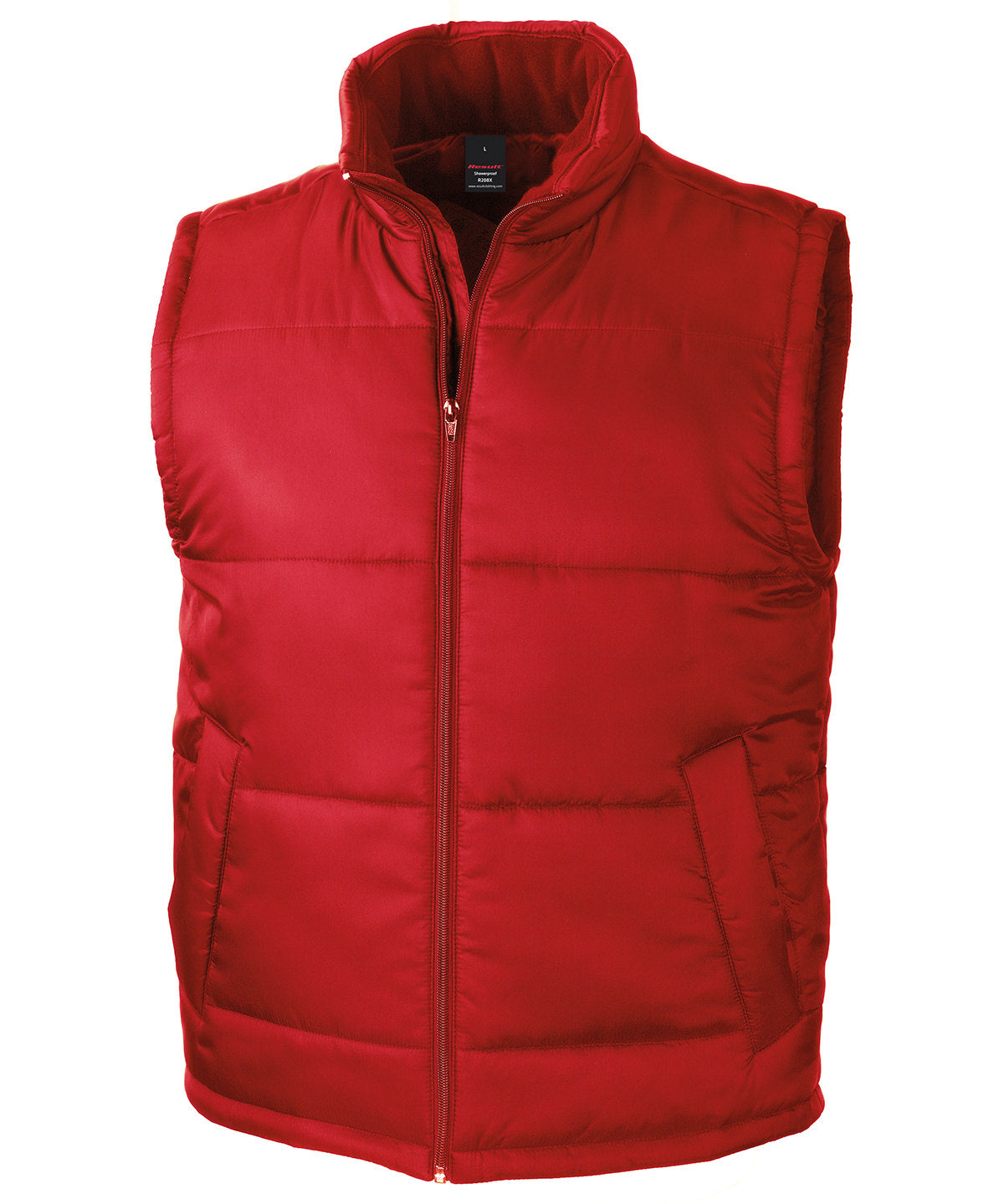 Red - Core bodywarmer - GarmentEmbroidery