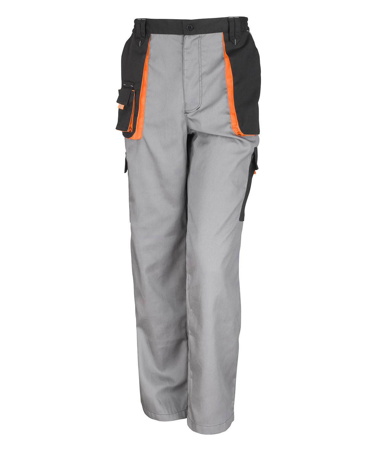 Grey/Black/Orange - Work-Guard lite trousers - GarmentEmbroidery