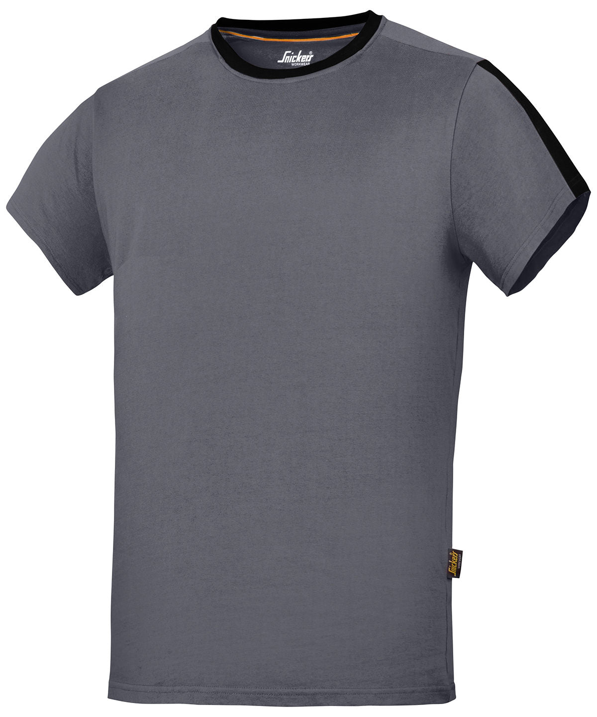 Steel Grey/Black - AllroundWork t-shirt (2518) - GarmentEmbroidery
