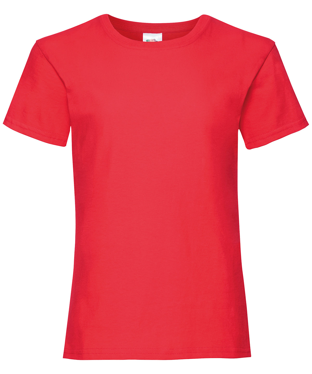 Red - Girls valueweight T - GarmentEmbroidery