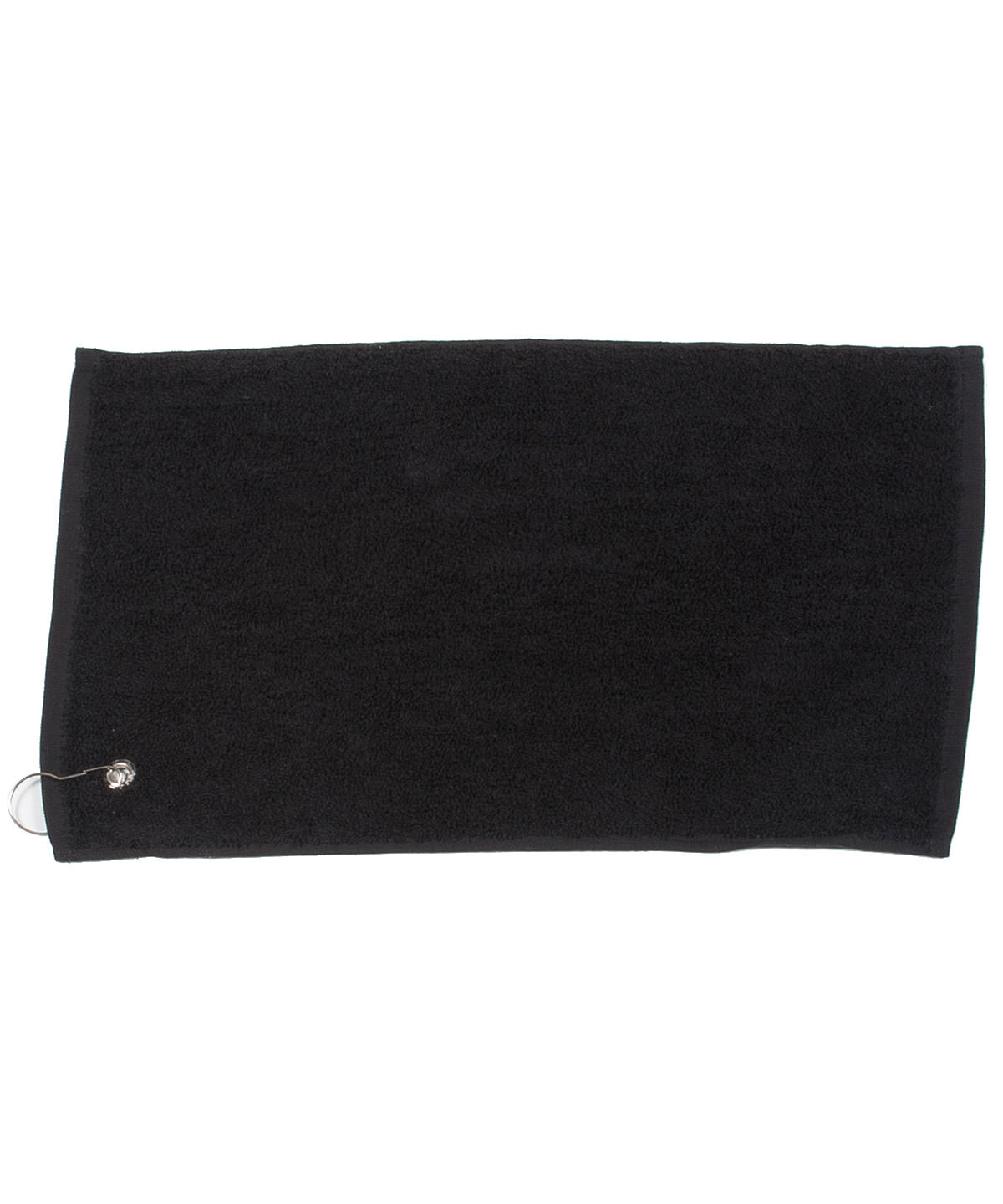 Black - Luxury range golf towel - GarmentEmbroidery