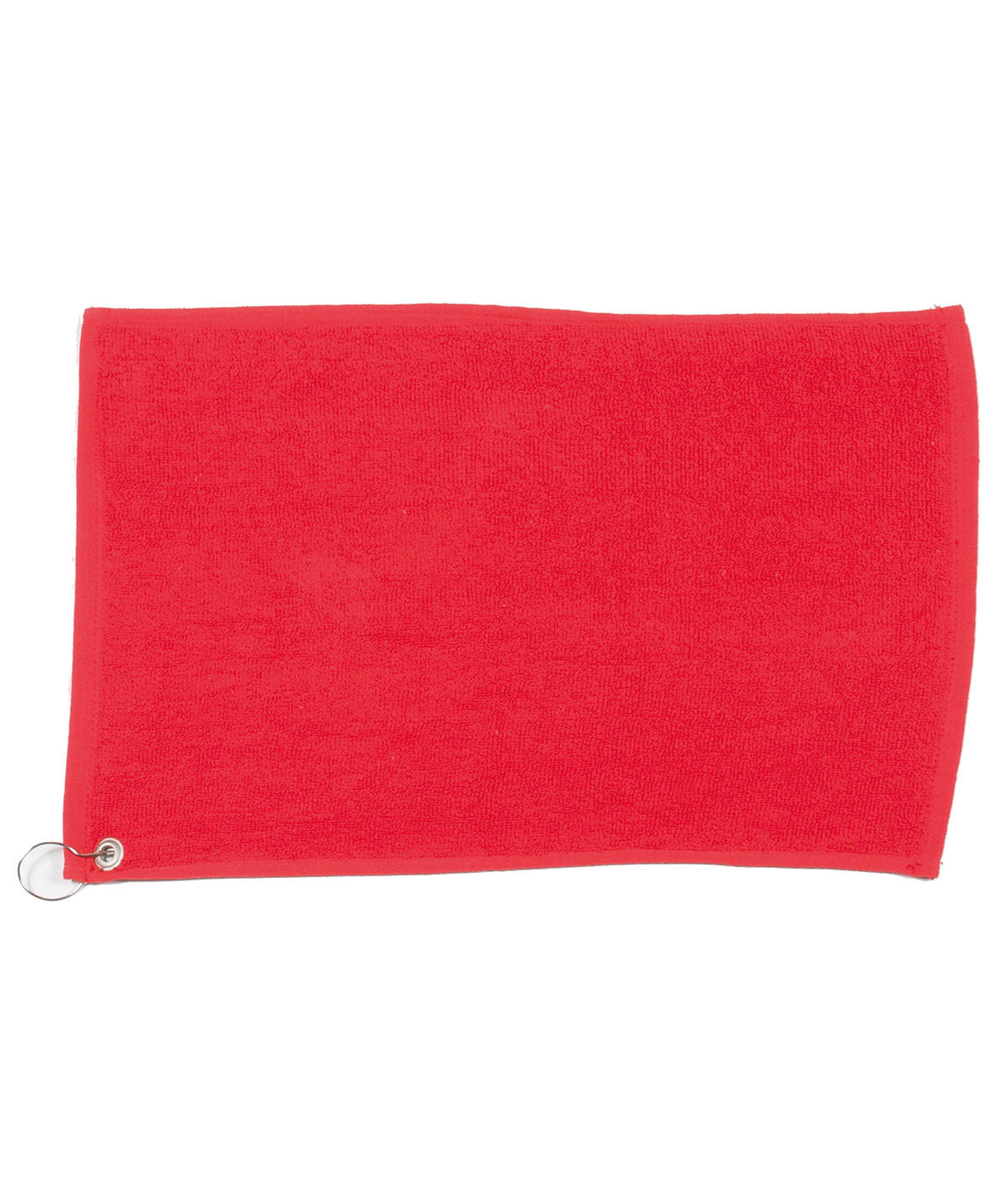 Red - Luxury range golf towel - GarmentEmbroidery