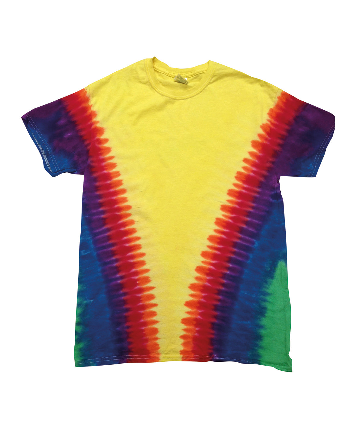 Rainbow Vee - Kids rainbow vee T - GarmentEmbroidery