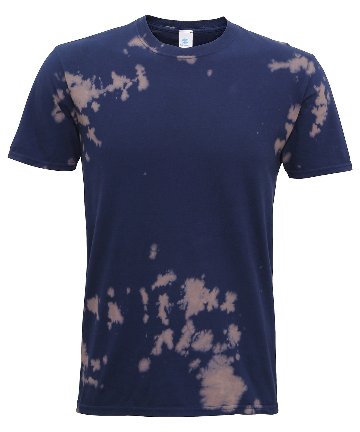 Navy - Bleach out T - GarmentEmbroidery
