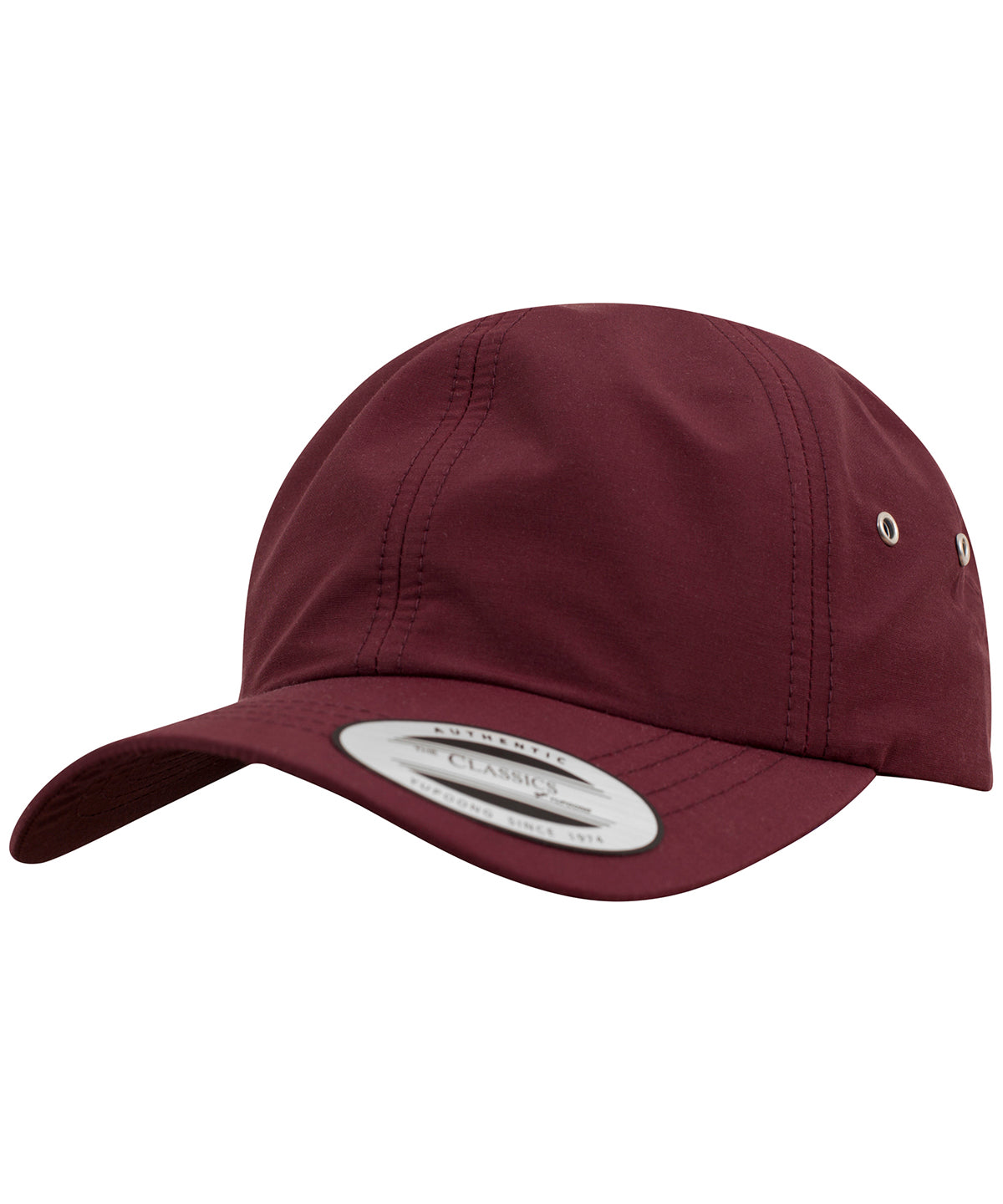 Maroon - Low-profile water-repellent cap (6245WR) - GarmentEmbroidery