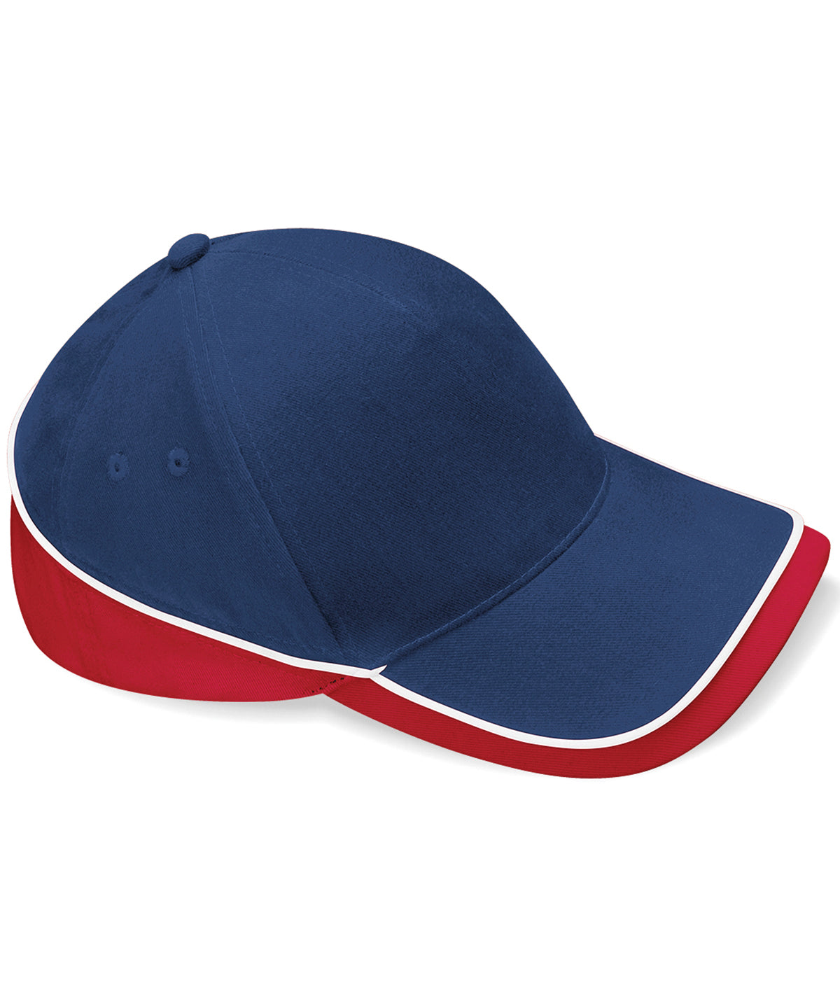 French Navy/Classic Red - Teamwear competition cap - GarmentEmbroidery