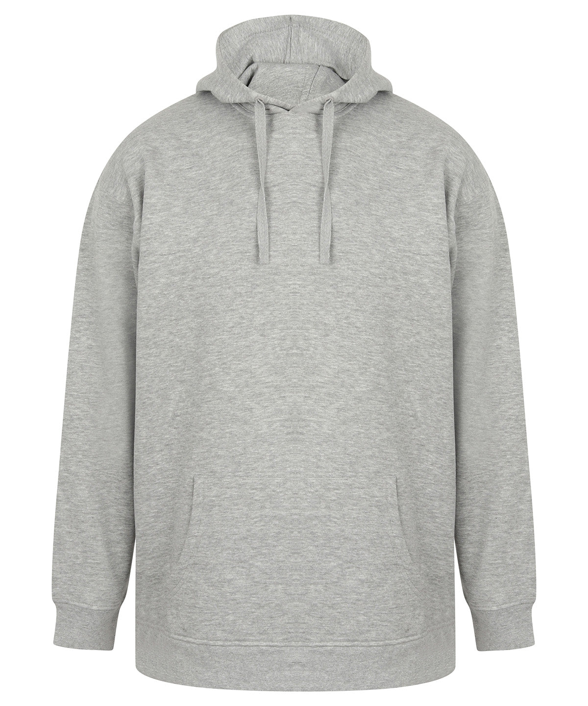Heather Grey - Oversized hoodie - GarmentEmbroidery