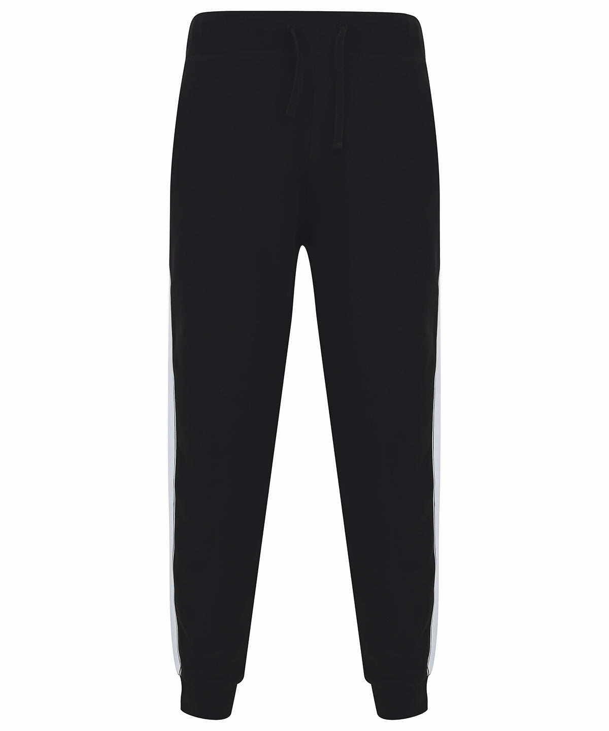 Black/White - Unisex contrast joggers - GarmentEmbroidery