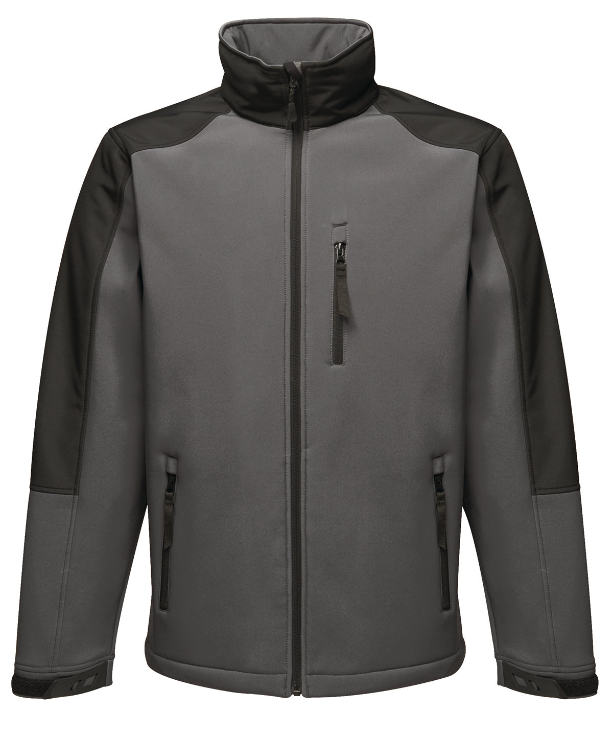 Seal Grey/Black - Hydroforce 3-layer softshell - GarmentEmbroidery