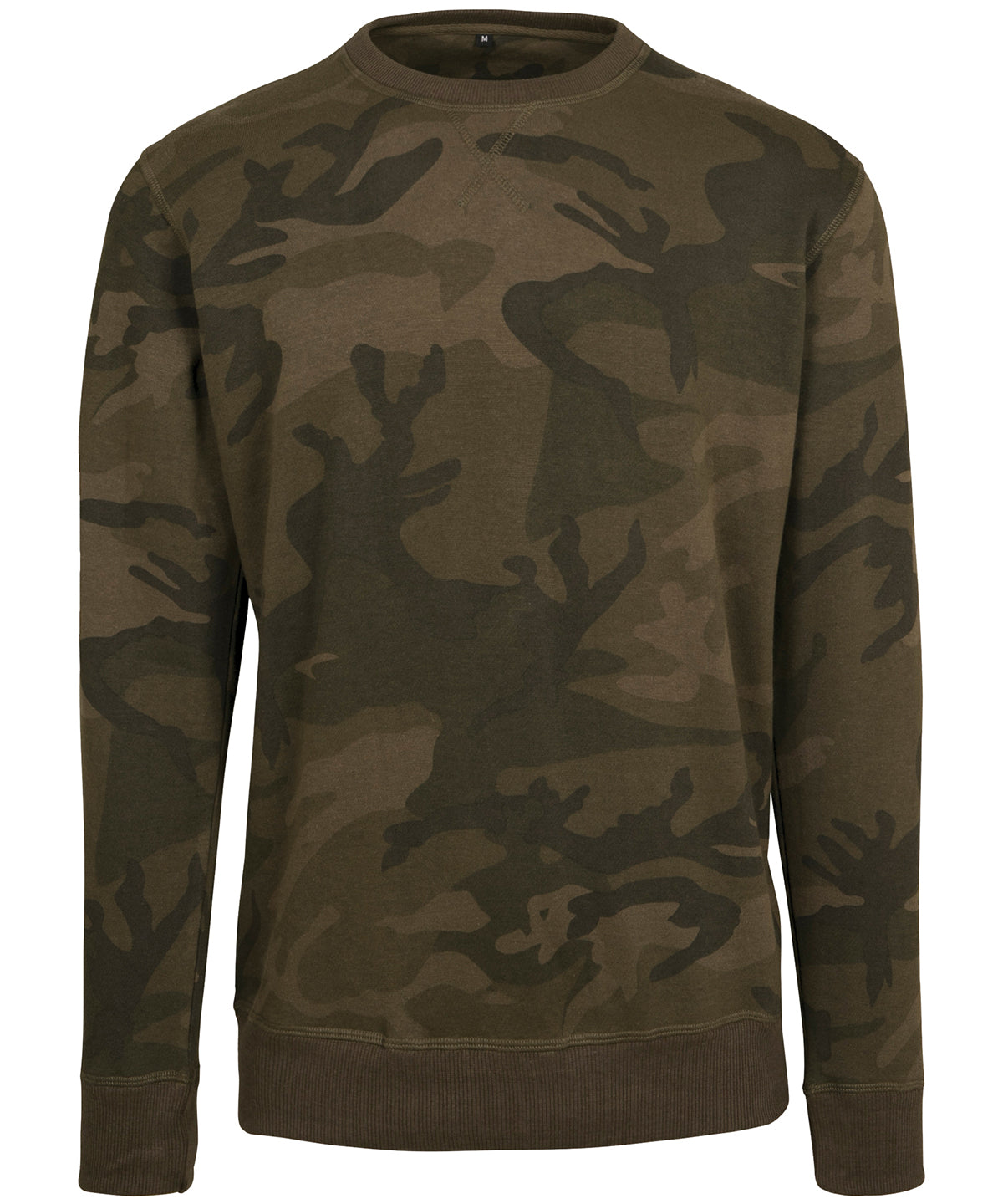 Olive Camo - Camo crew neck - GarmentEmbroidery