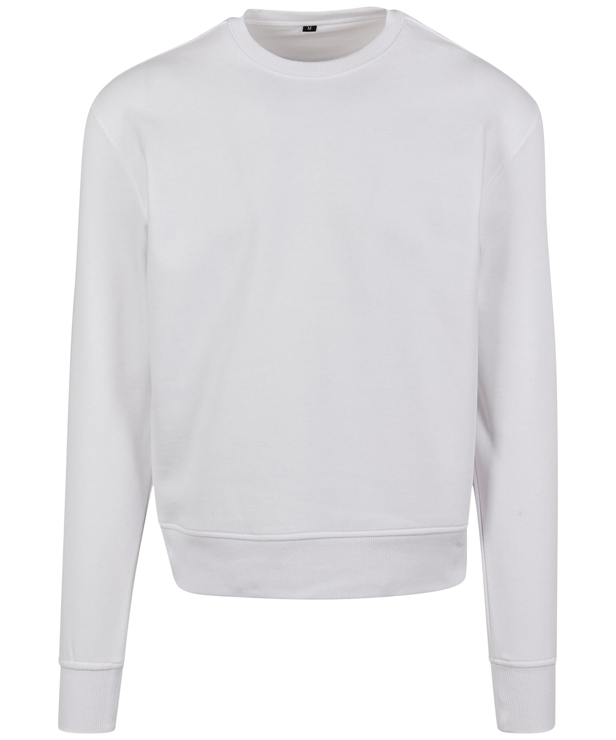 White - Premium oversize crew neck - GarmentEmbroidery