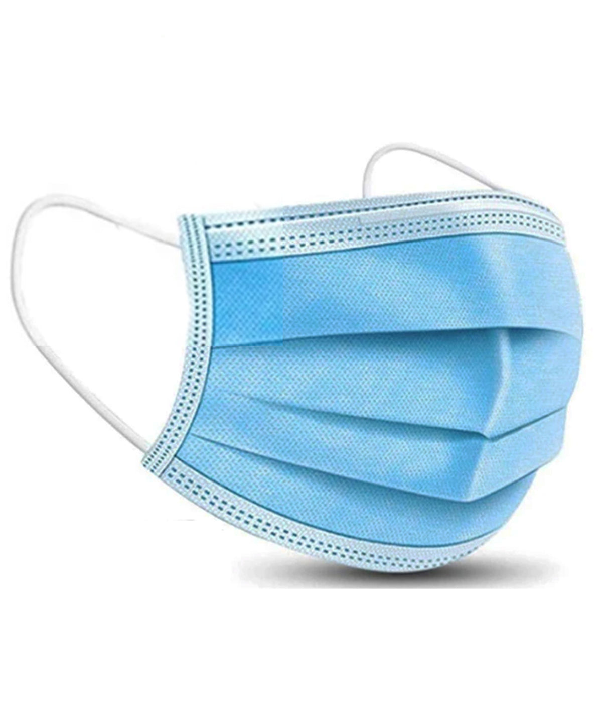 Blue - Disposable 3-ply type IIR medical mask (pack of 50) - GarmentEmbroidery