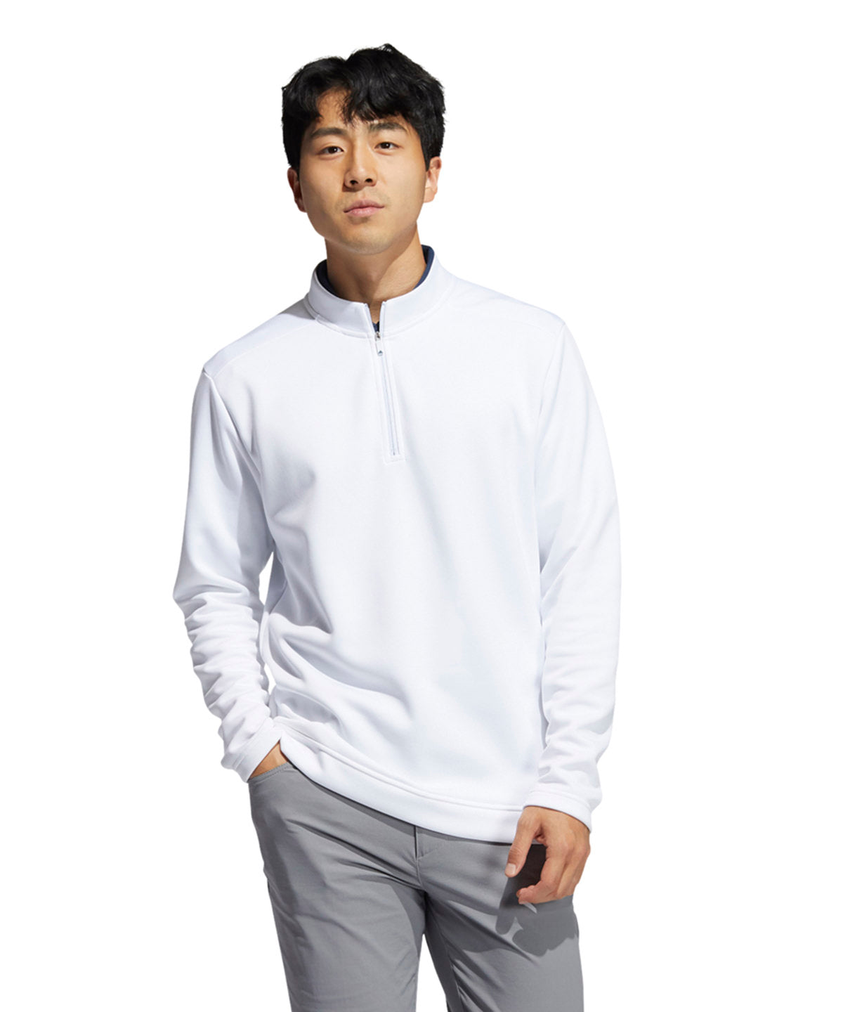 Navy - Club 1/4 zip - GarmentEmbroidery