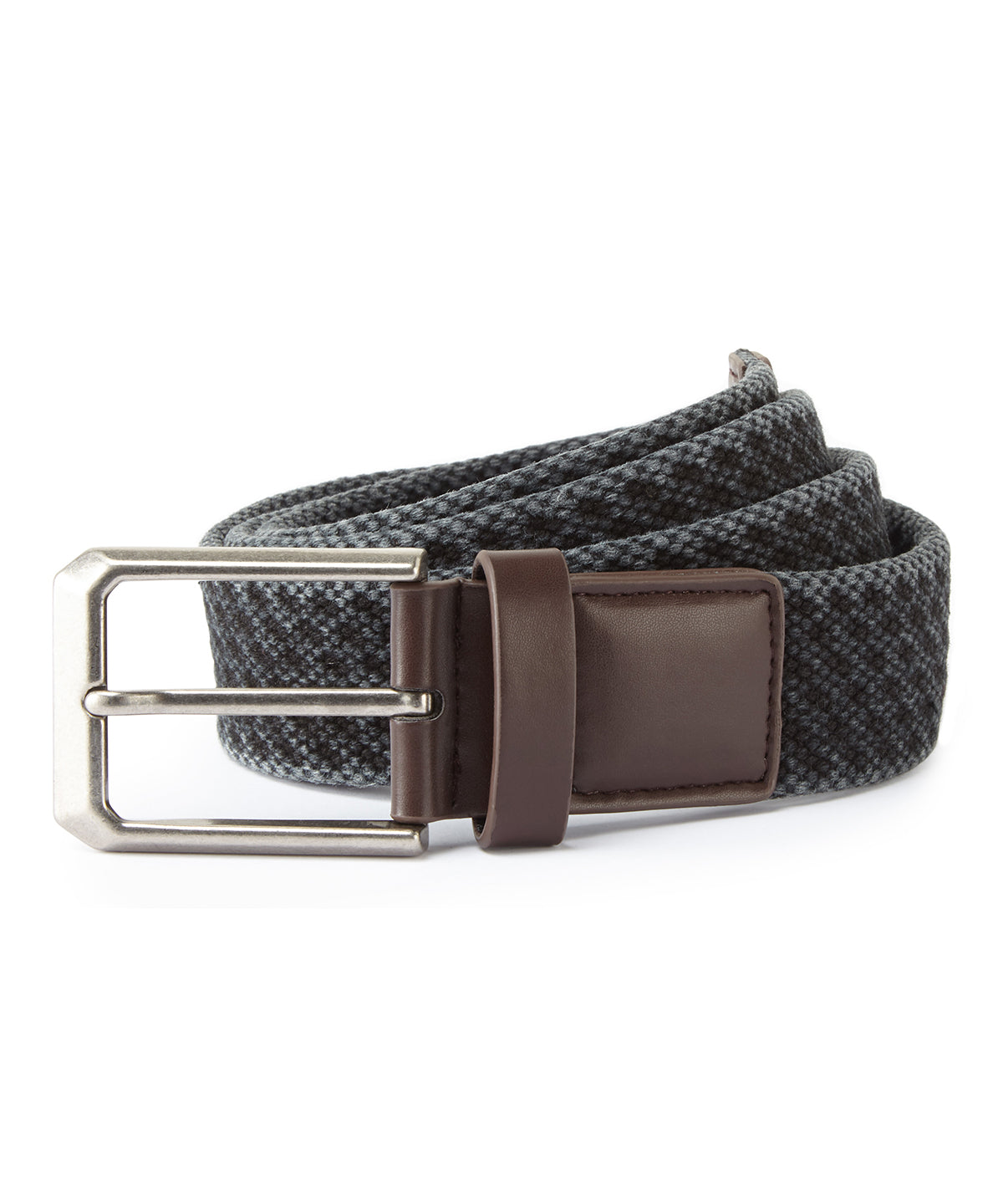 Black - Men's vintage wash canvas belt - GarmentEmbroidery