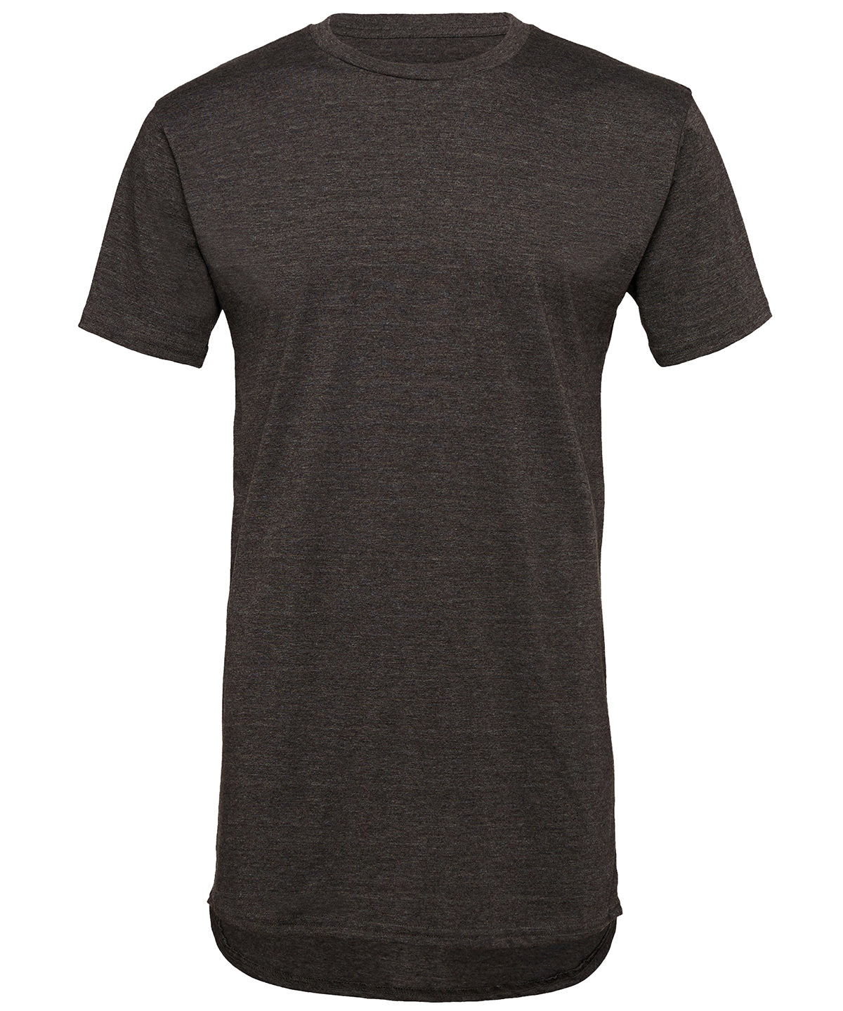 Dark Grey Heather - Unisex long body urban t-shirt - GarmentEmbroidery