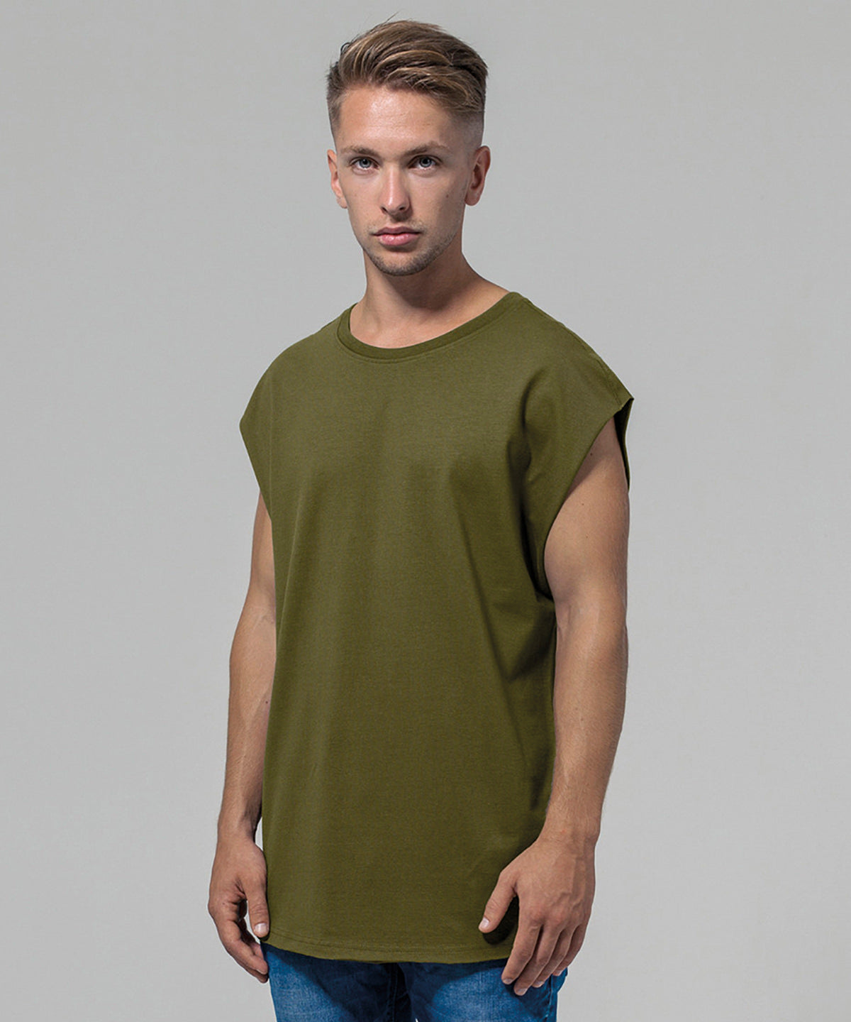 Black - Sleeveless tee - GarmentEmbroidery