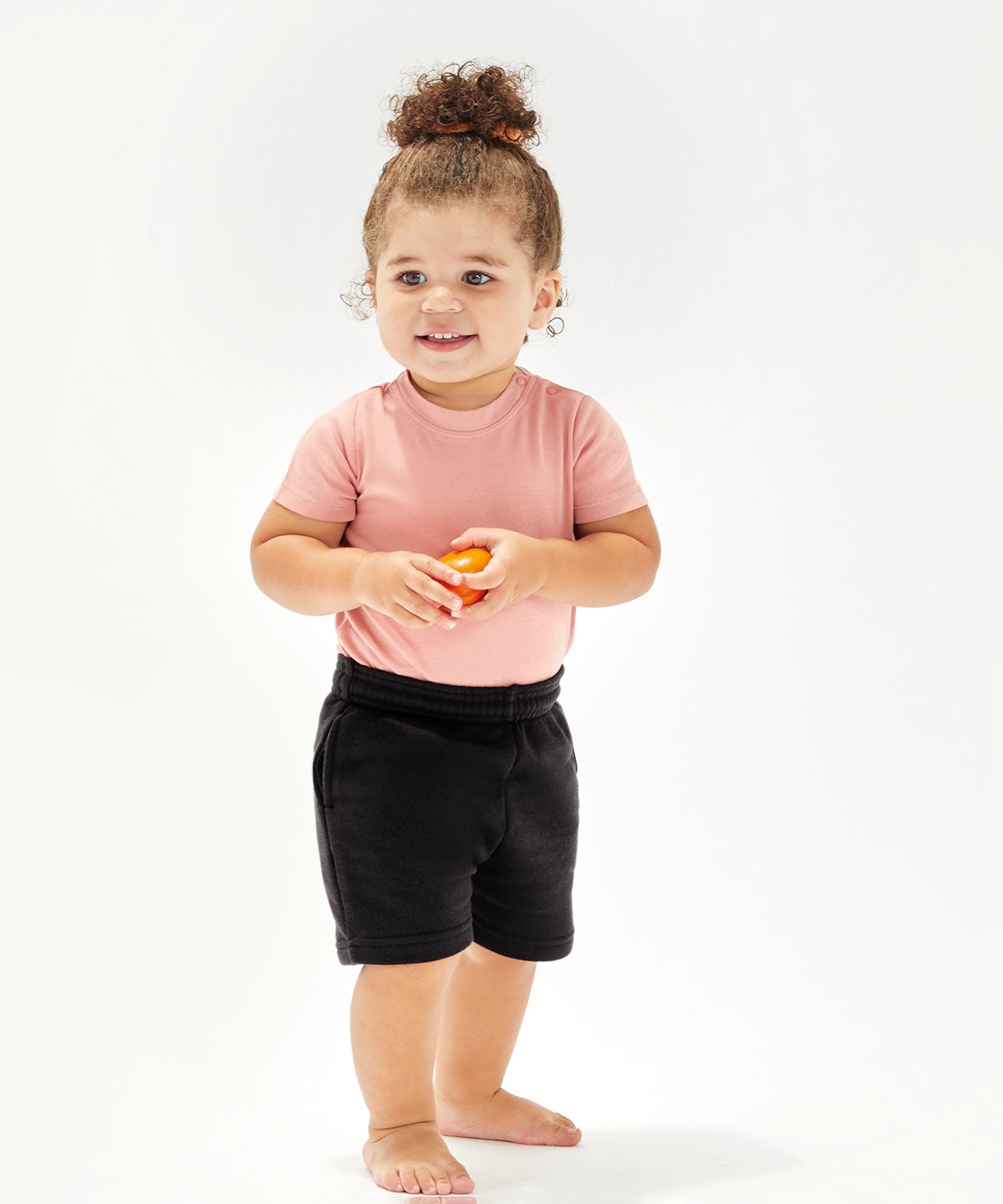 Black - Baby essential shorts - GarmentEmbroidery