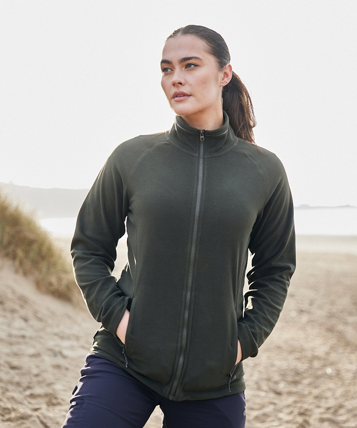 Carbon Grey - Expert women’s Miska 200 fleece jacket - GarmentEmbroidery