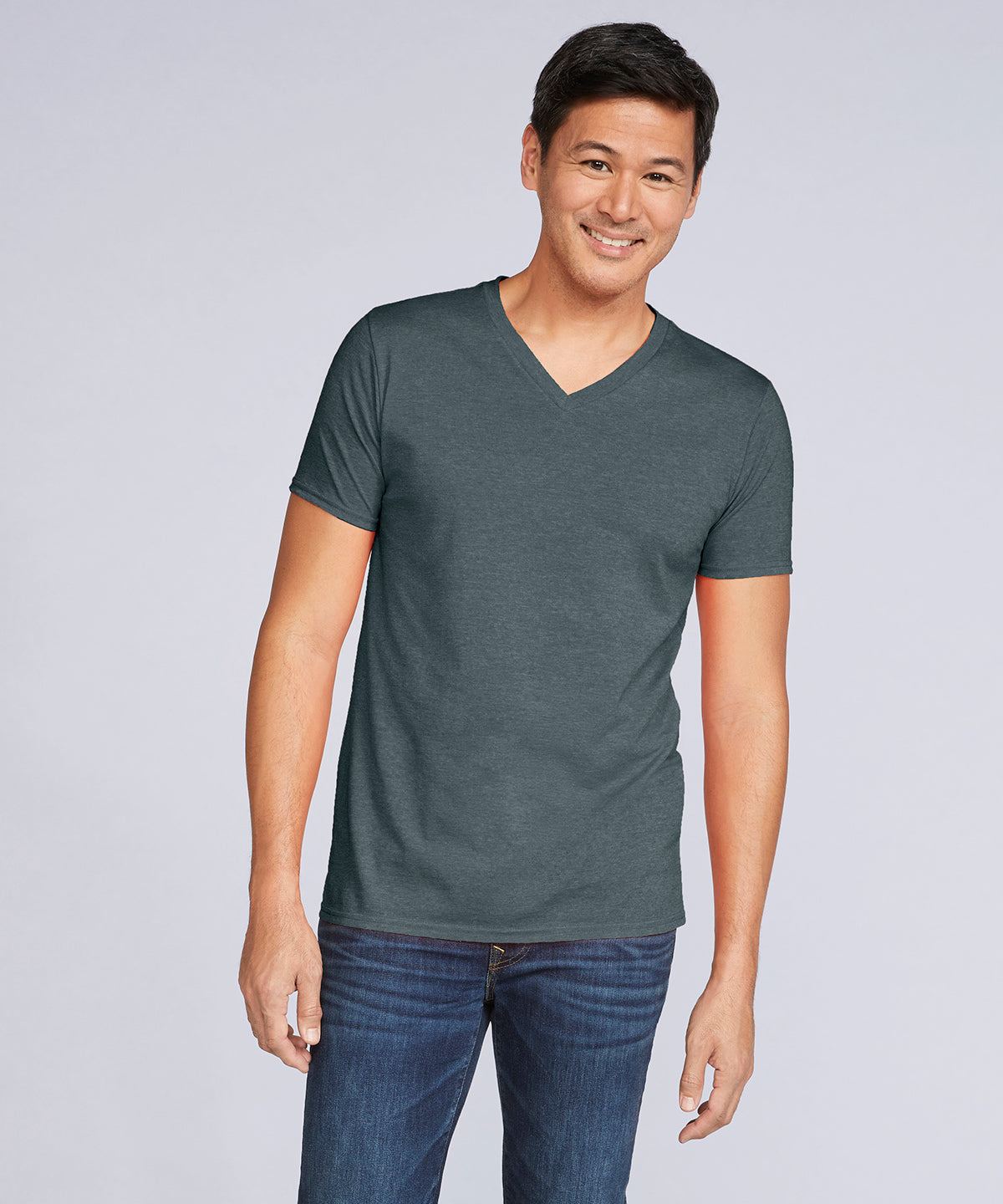 Red - Softstyle™ v-neck t-shirt - GarmentEmbroidery