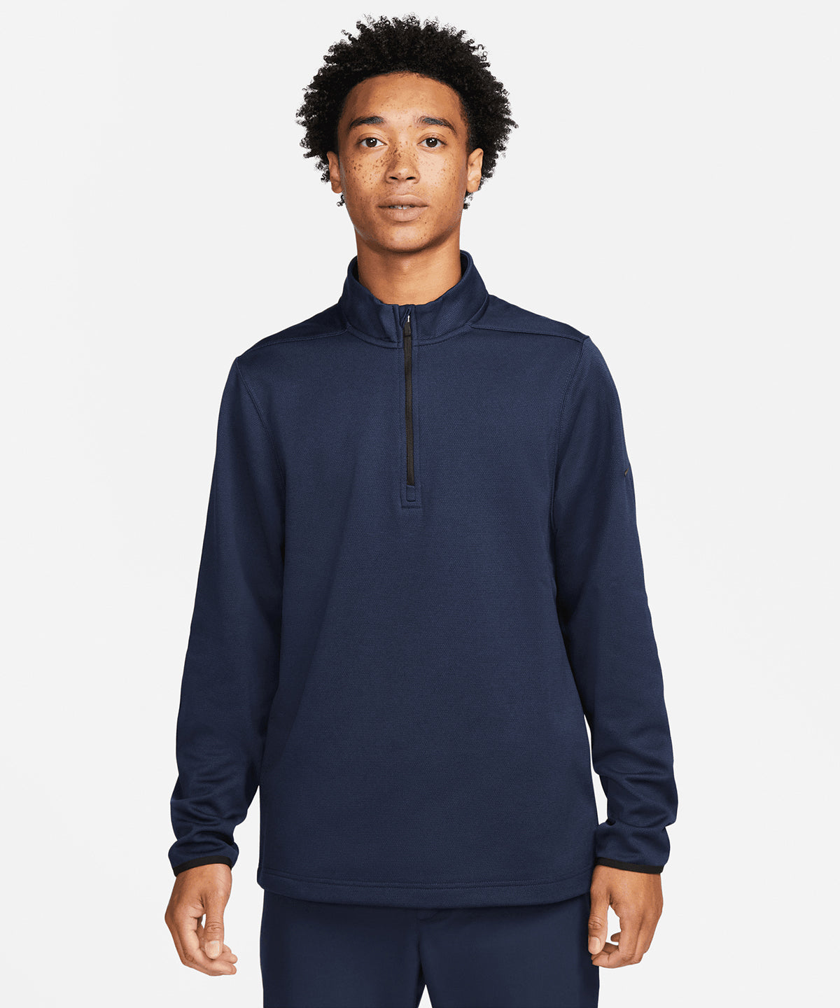 Midnight Navy/Black - Nike Victory half-zip top - GarmentEmbroidery